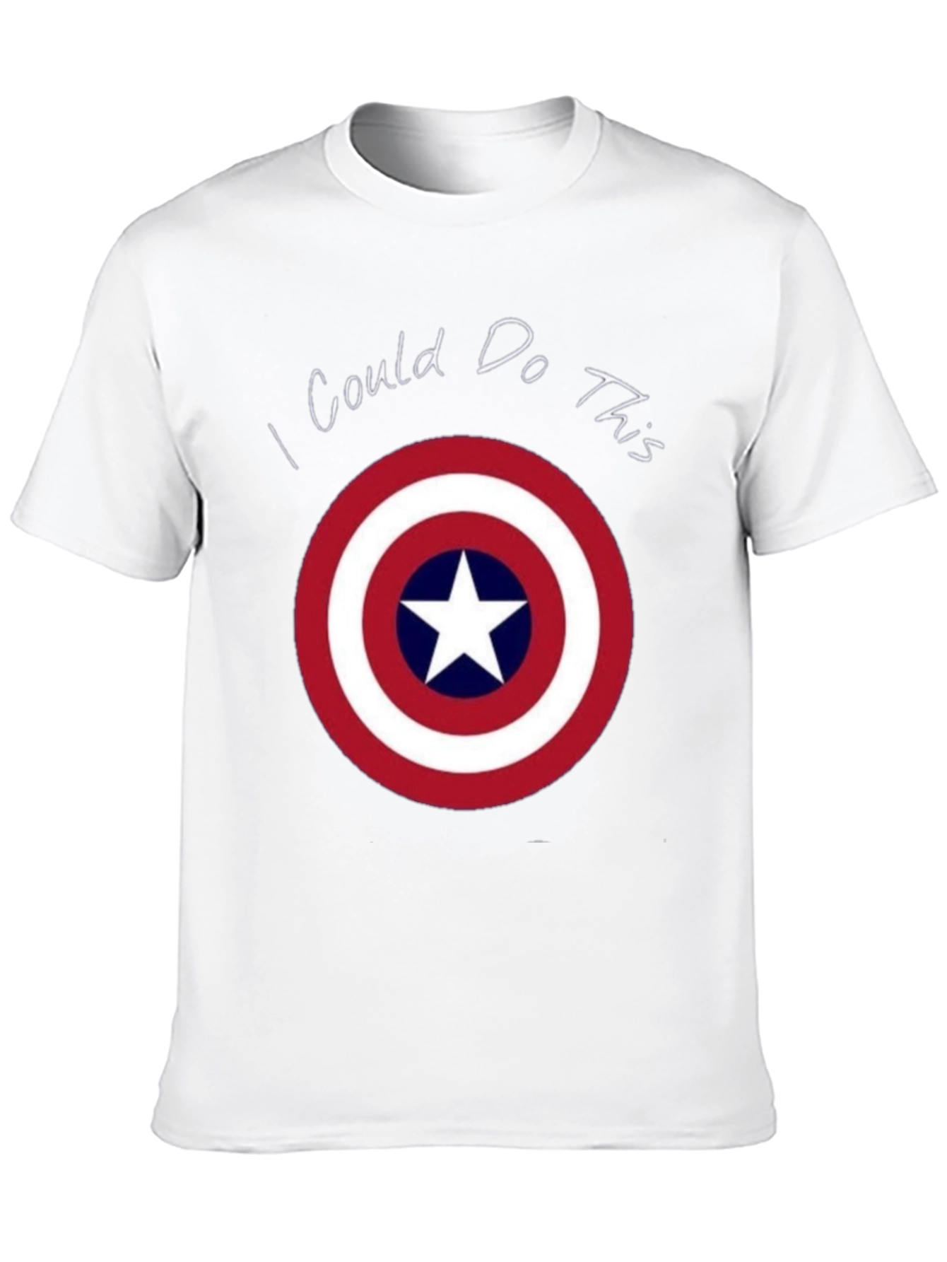 Captain America Shield T-Shirt - I Could Do This