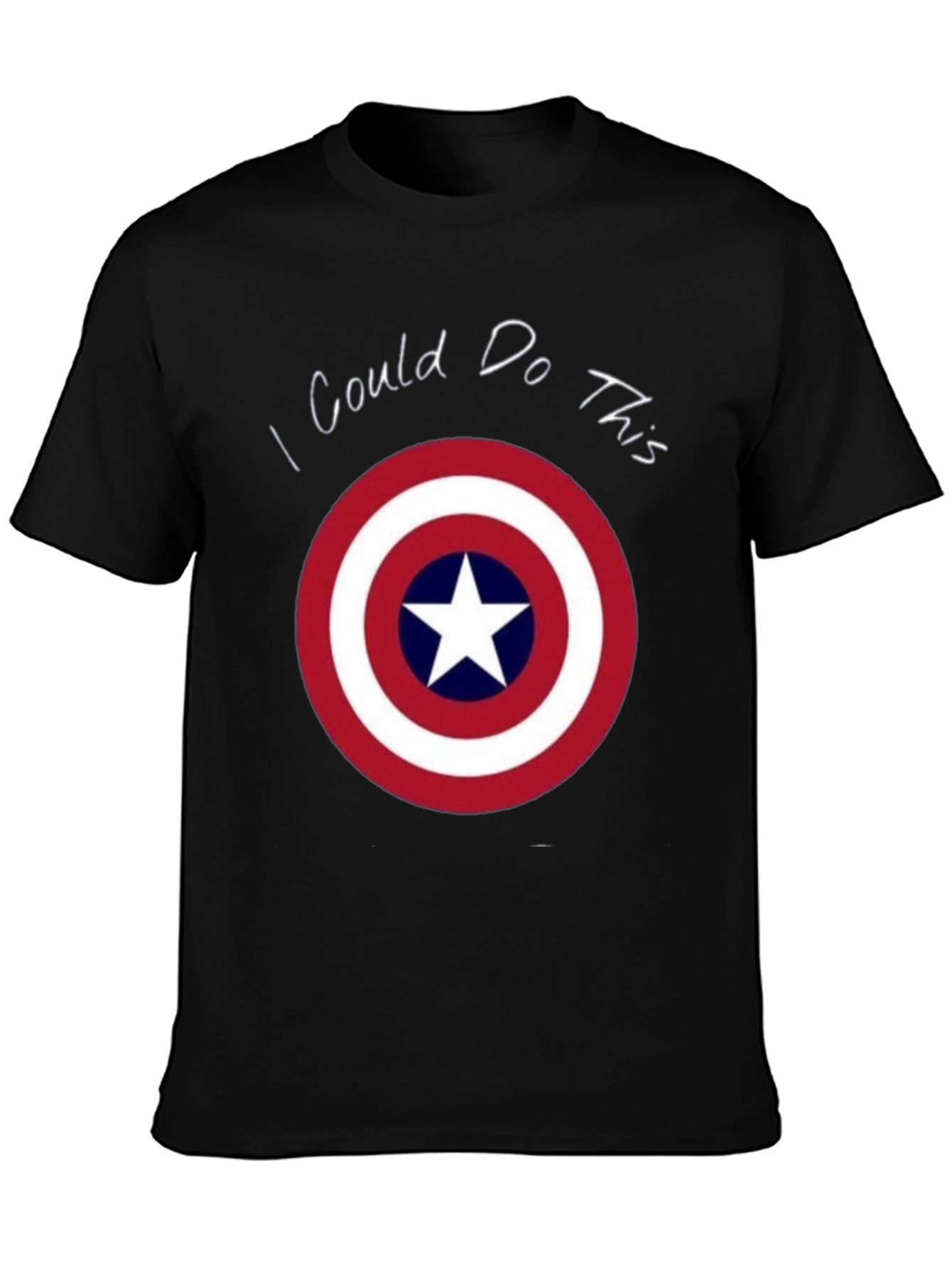 Captain America Shield T-Shirt - I Could Do This
