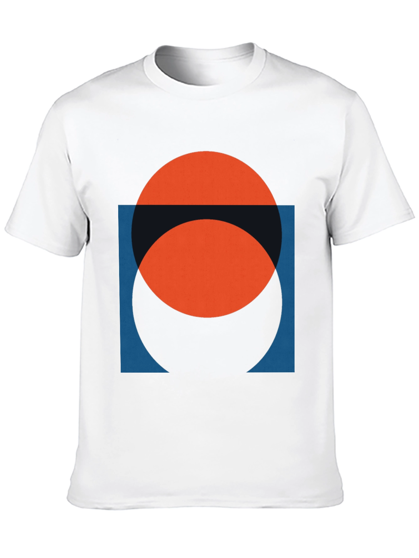 Geometric Circle Graphic Tee - Modern Design