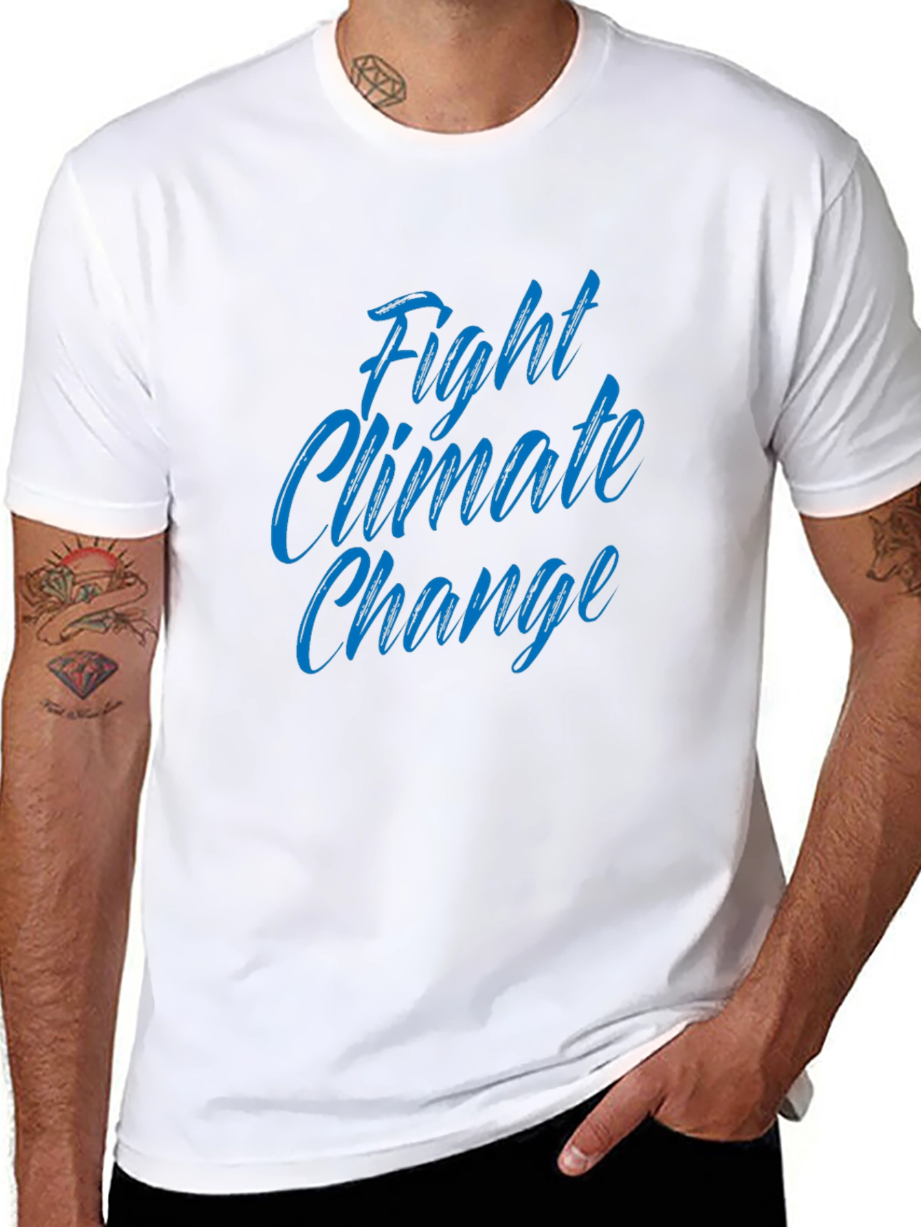 Fight Climate Change Black T-Shirt