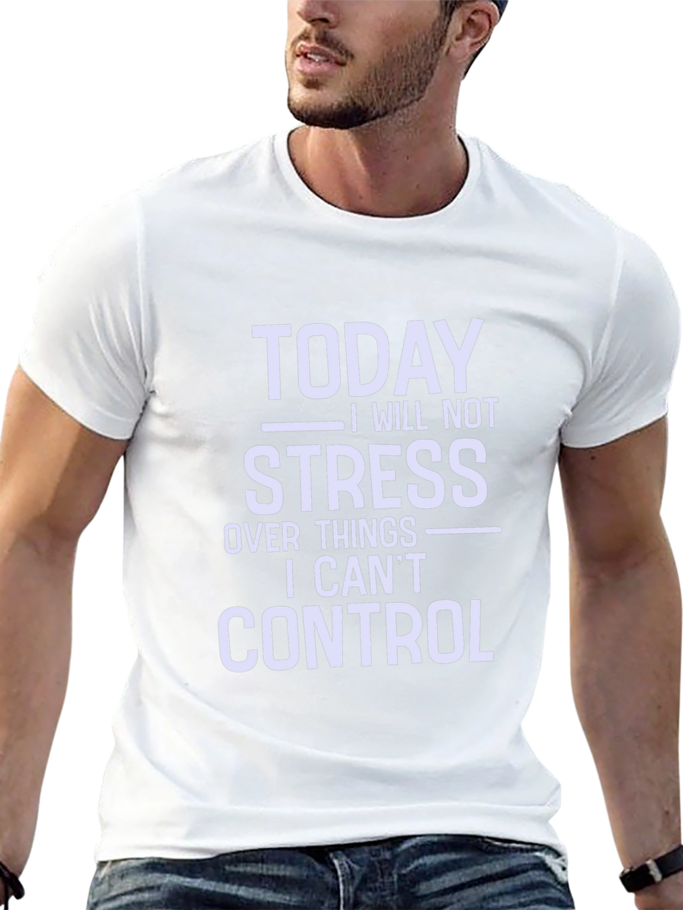 Motivational T-Shirt: No Stress Today