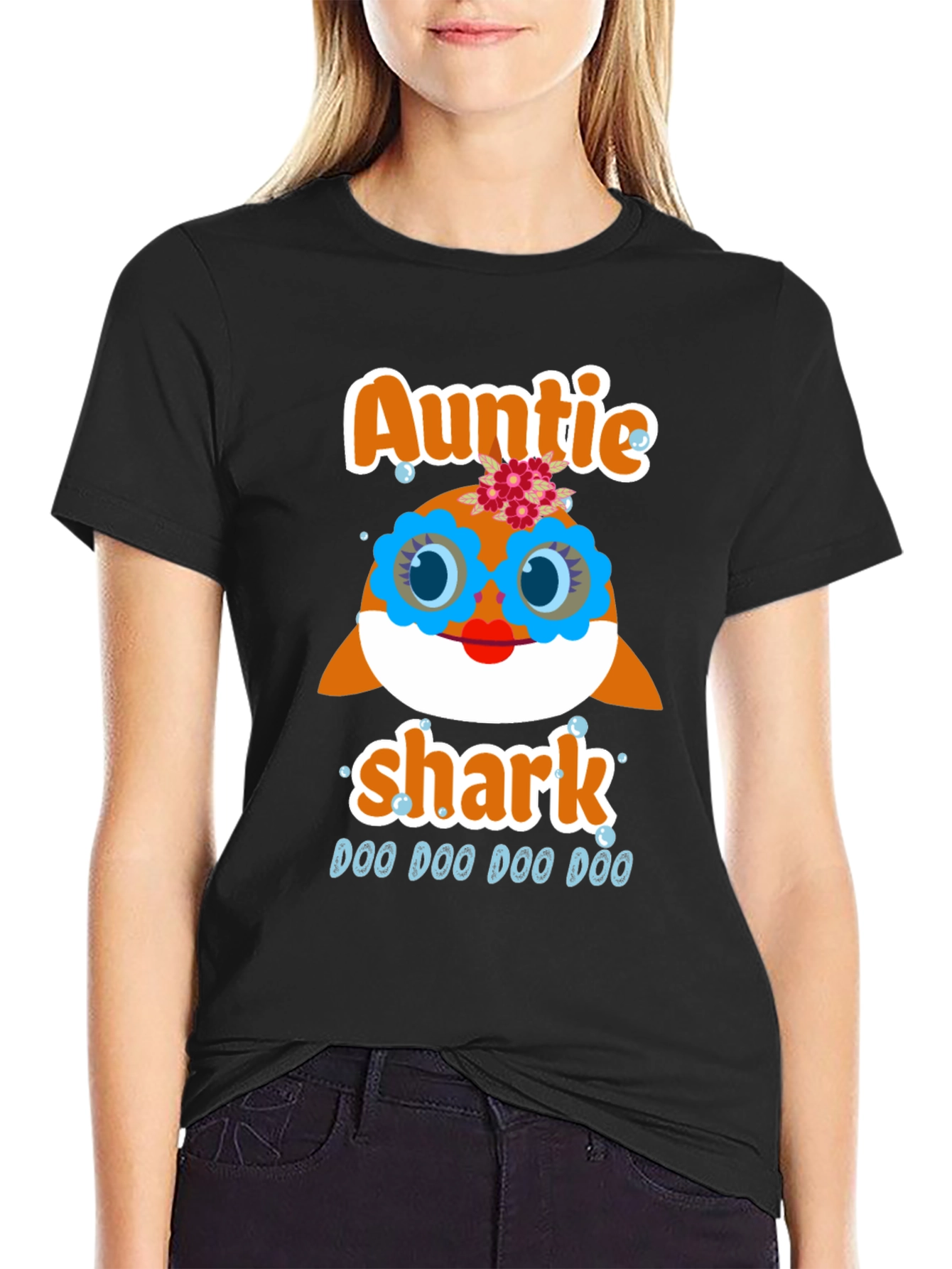 Auntie Shark T-Shirt - Doo Doo Doo