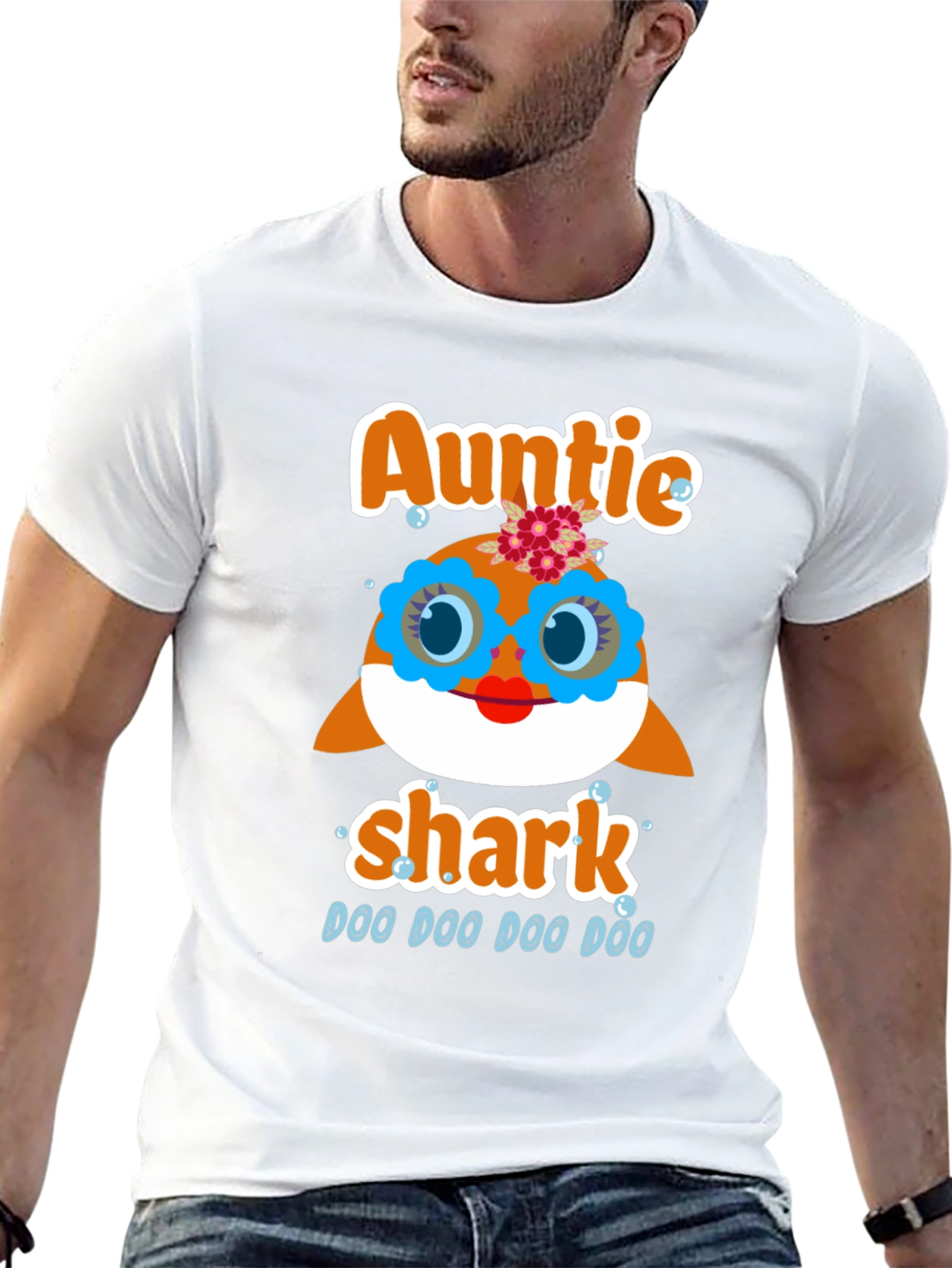 Auntie Shark T-Shirt - Doo Doo Doo