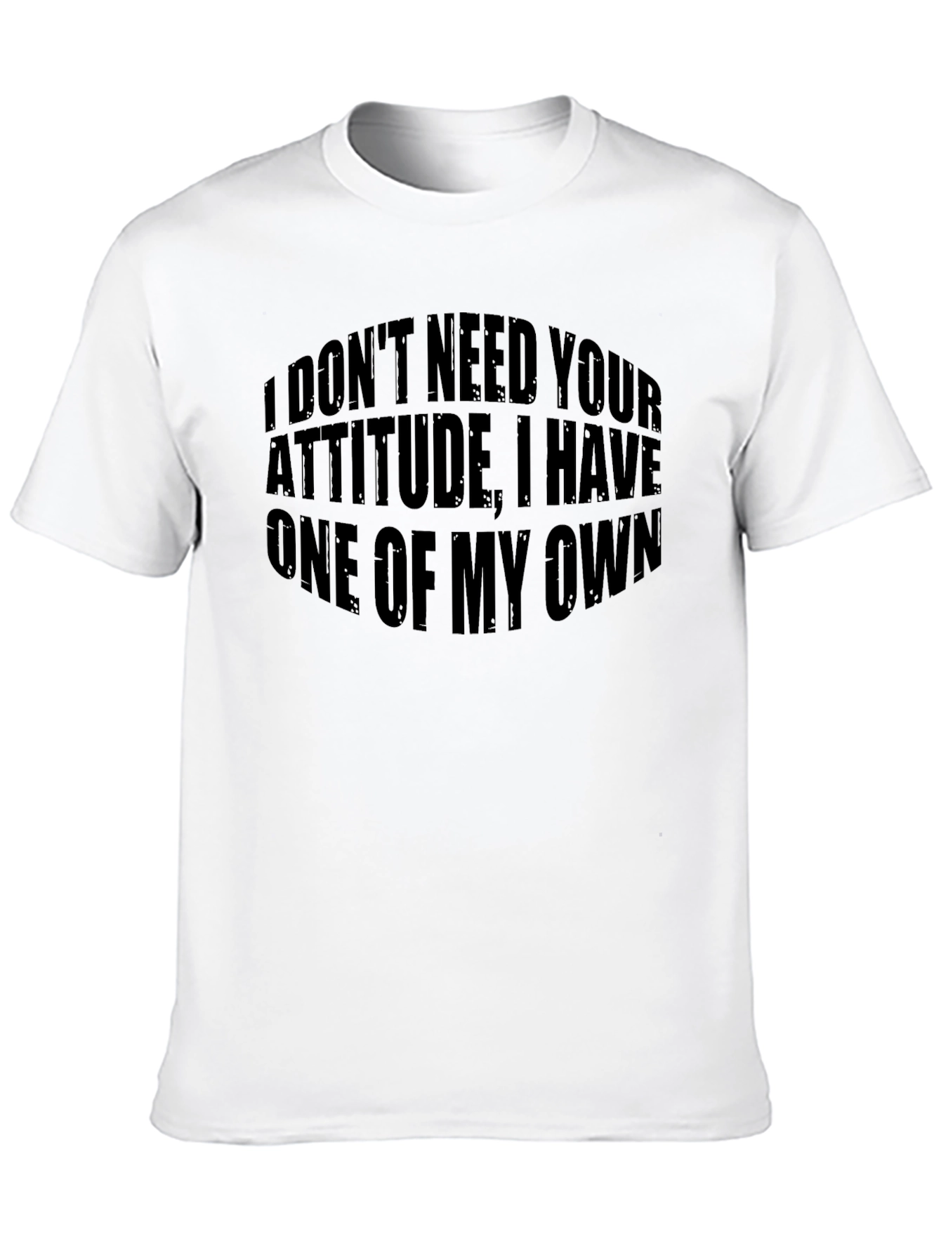 Attitude Statement Black T-Shirt