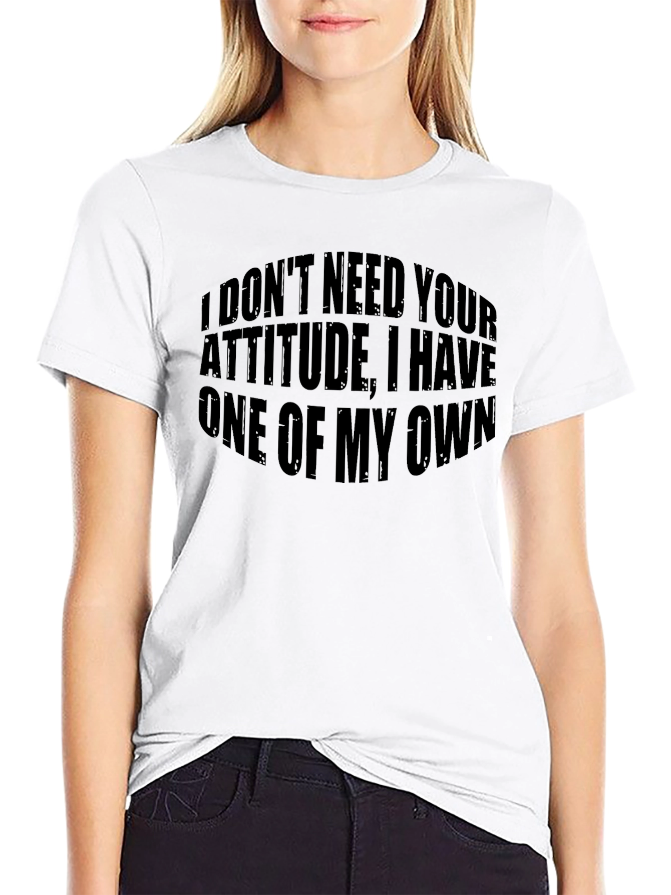 Attitude Statement Black T-Shirt