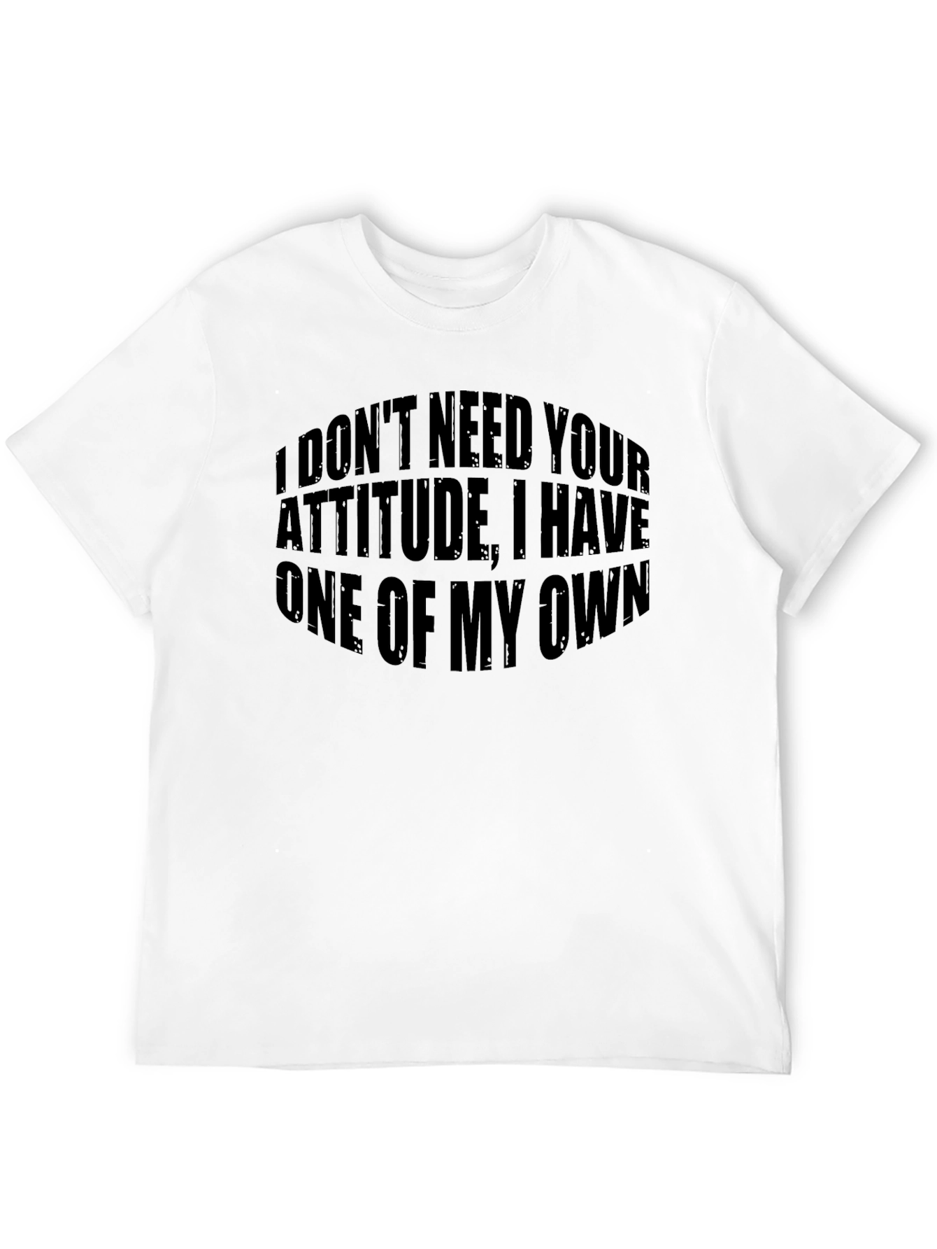 Attitude Statement Black T-Shirt