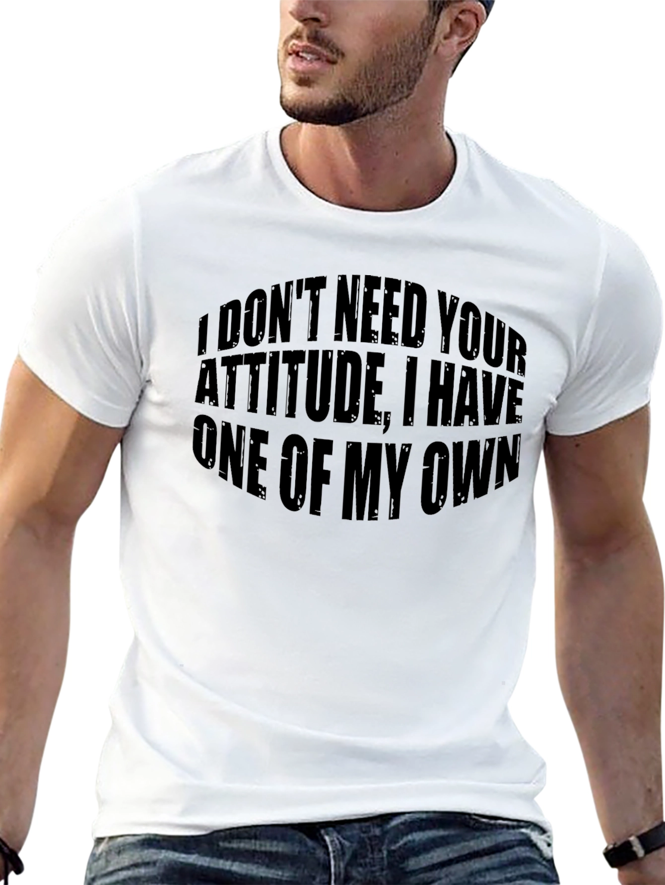 Attitude Statement Black T-Shirt