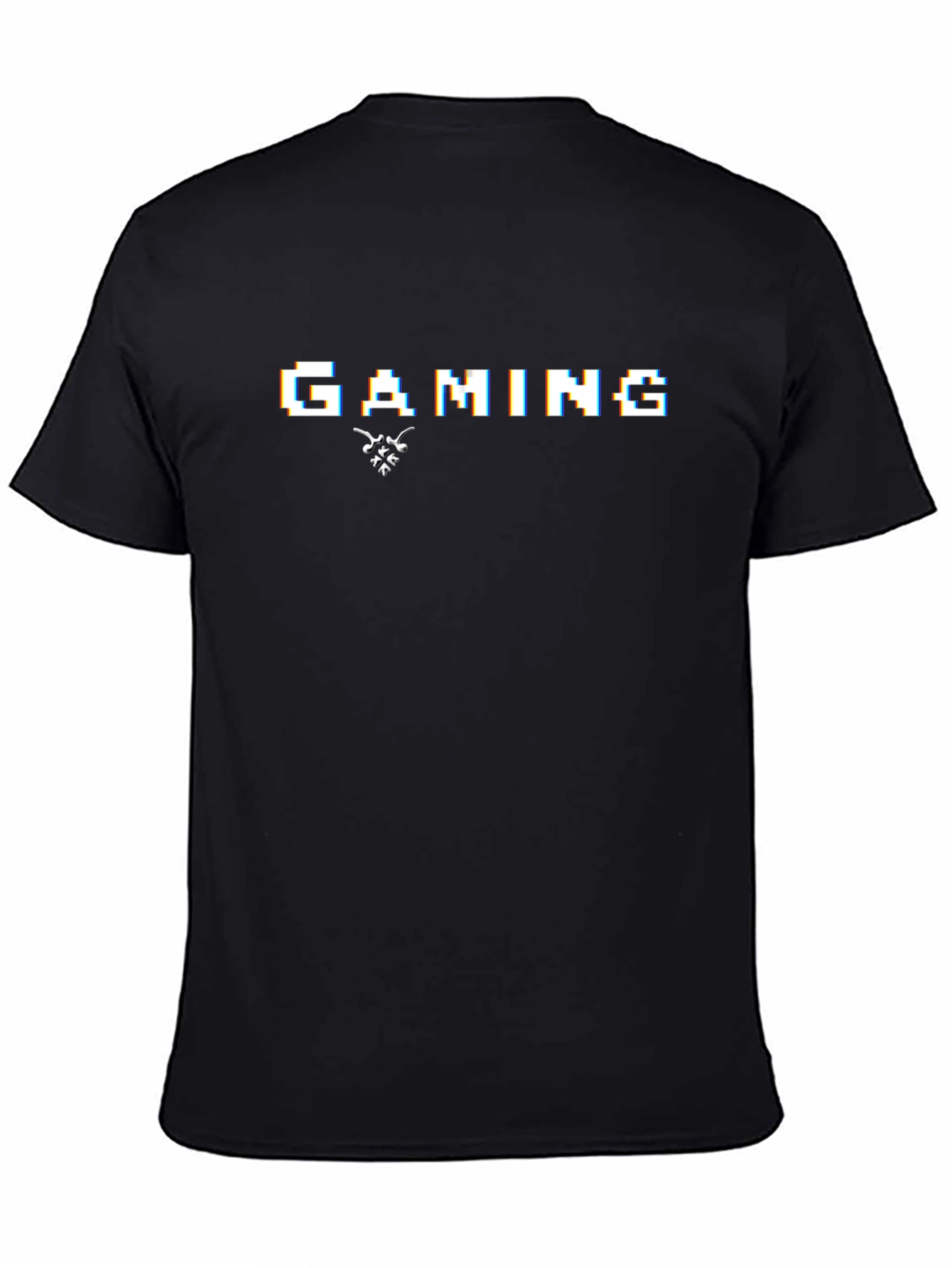 Gaming Pixel Art Black T-Shirt