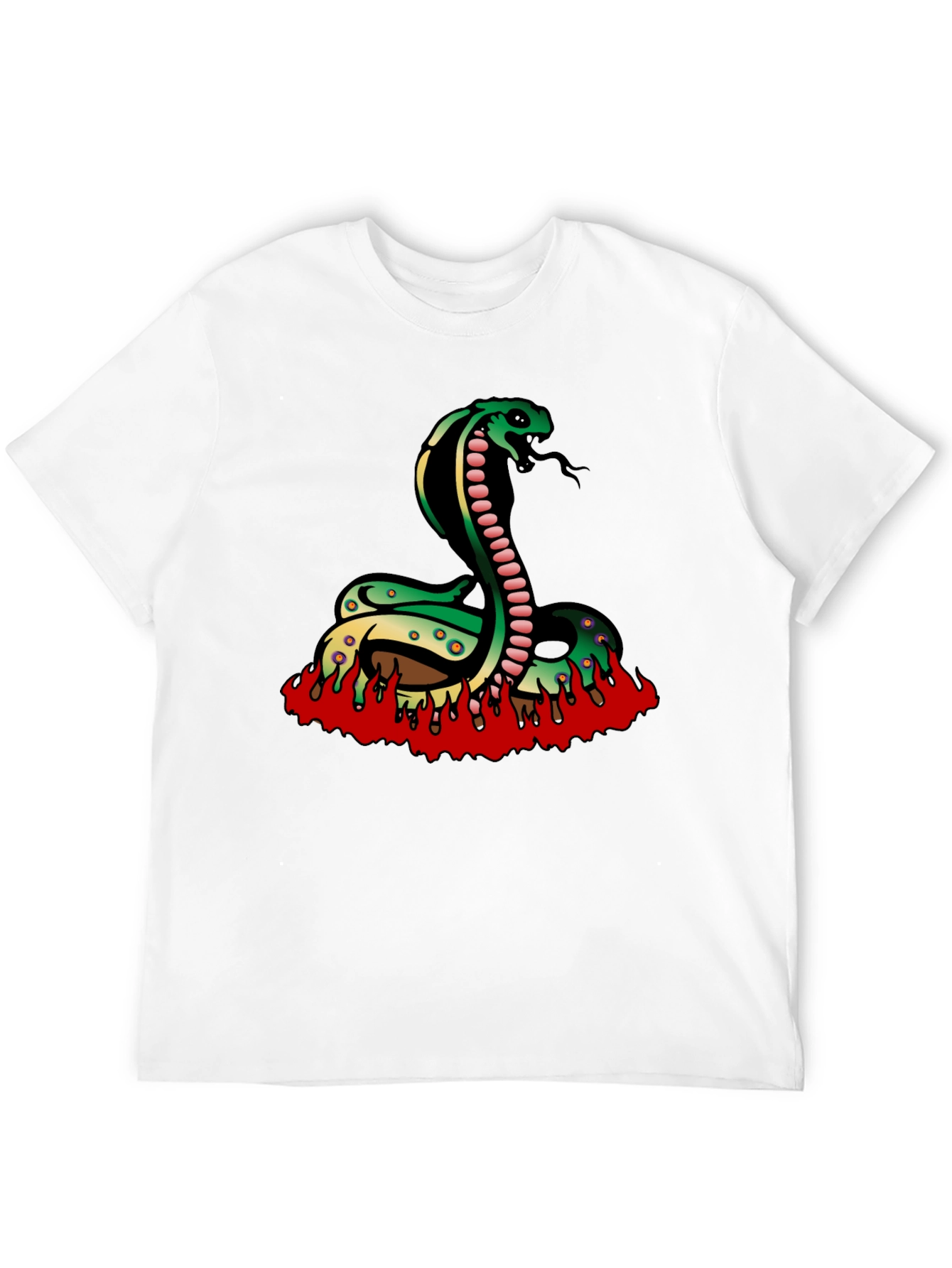 Cobra Snake T-Shirt - Black Graphic Tee