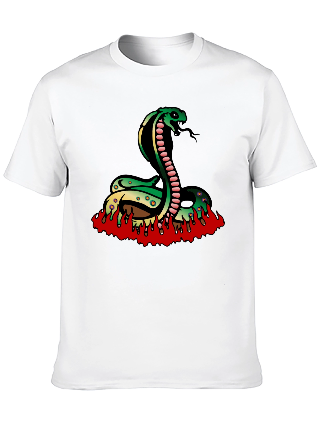 Cobra Snake T-Shirt - Black Graphic Tee