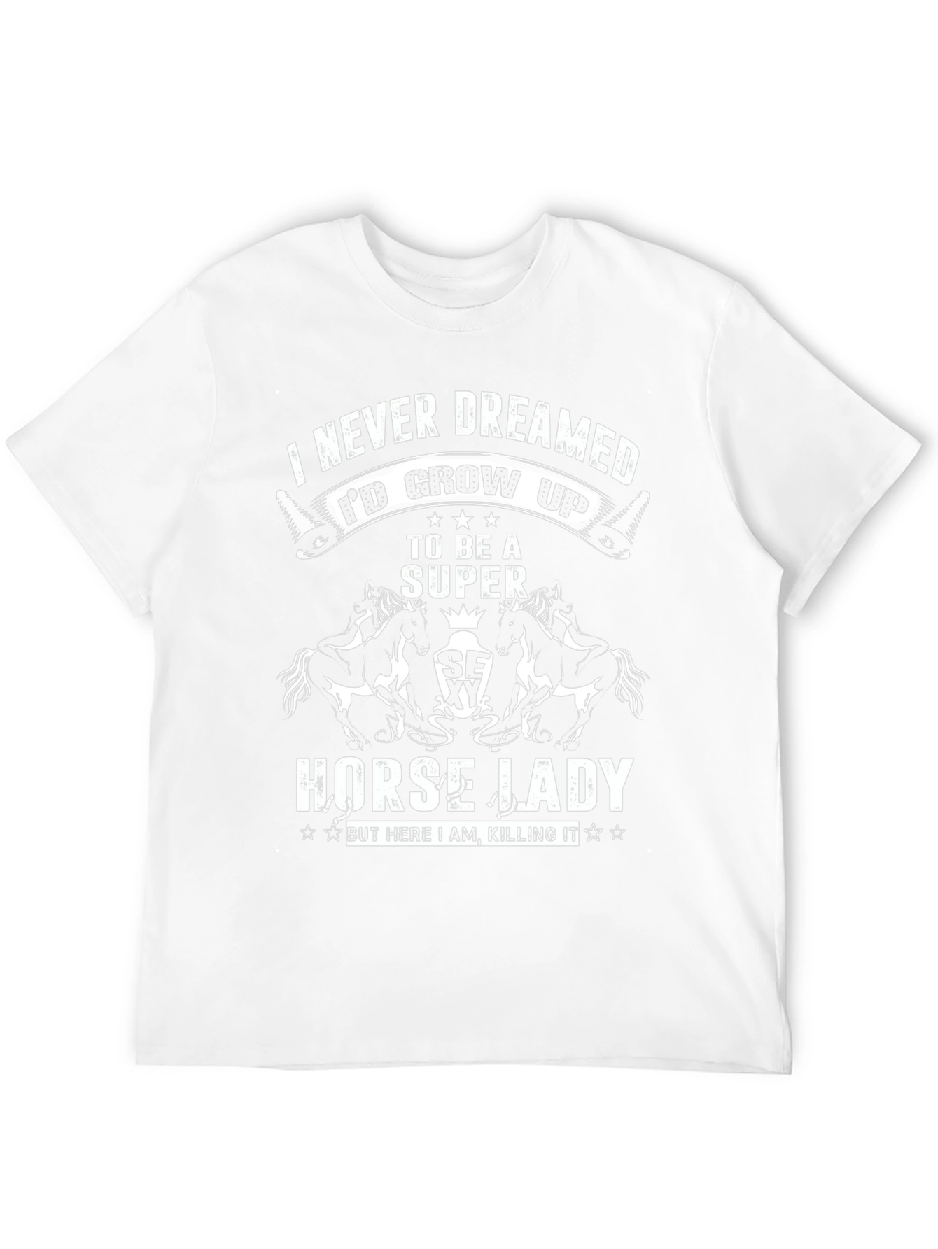 Super Horse Lady Graphic Tee
