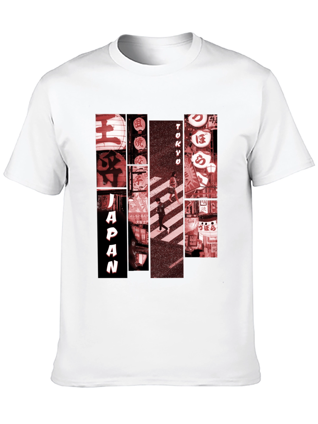 Japan Tokyo Streetwear Graphic Tee - Black