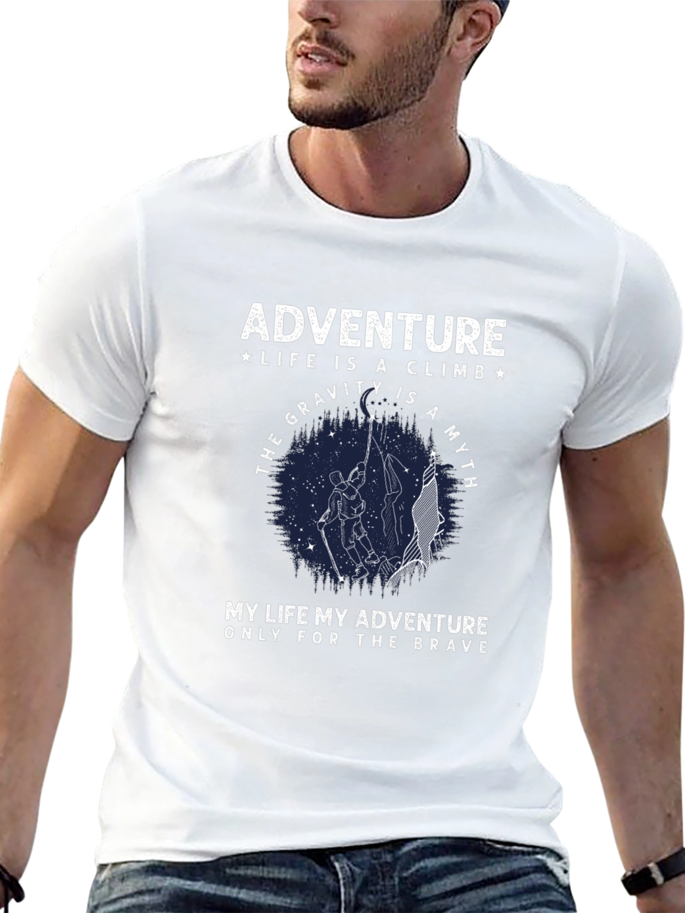 Adventure Climb T-Shirt: Gravity is a Myth