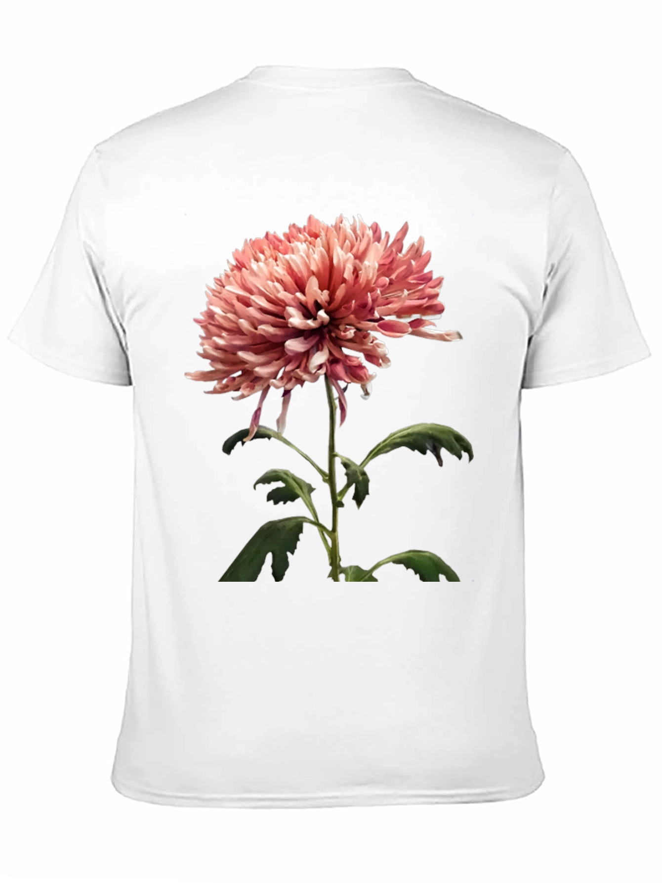 Floral Graphic Tee - Stylish Mens Black T-Shirt