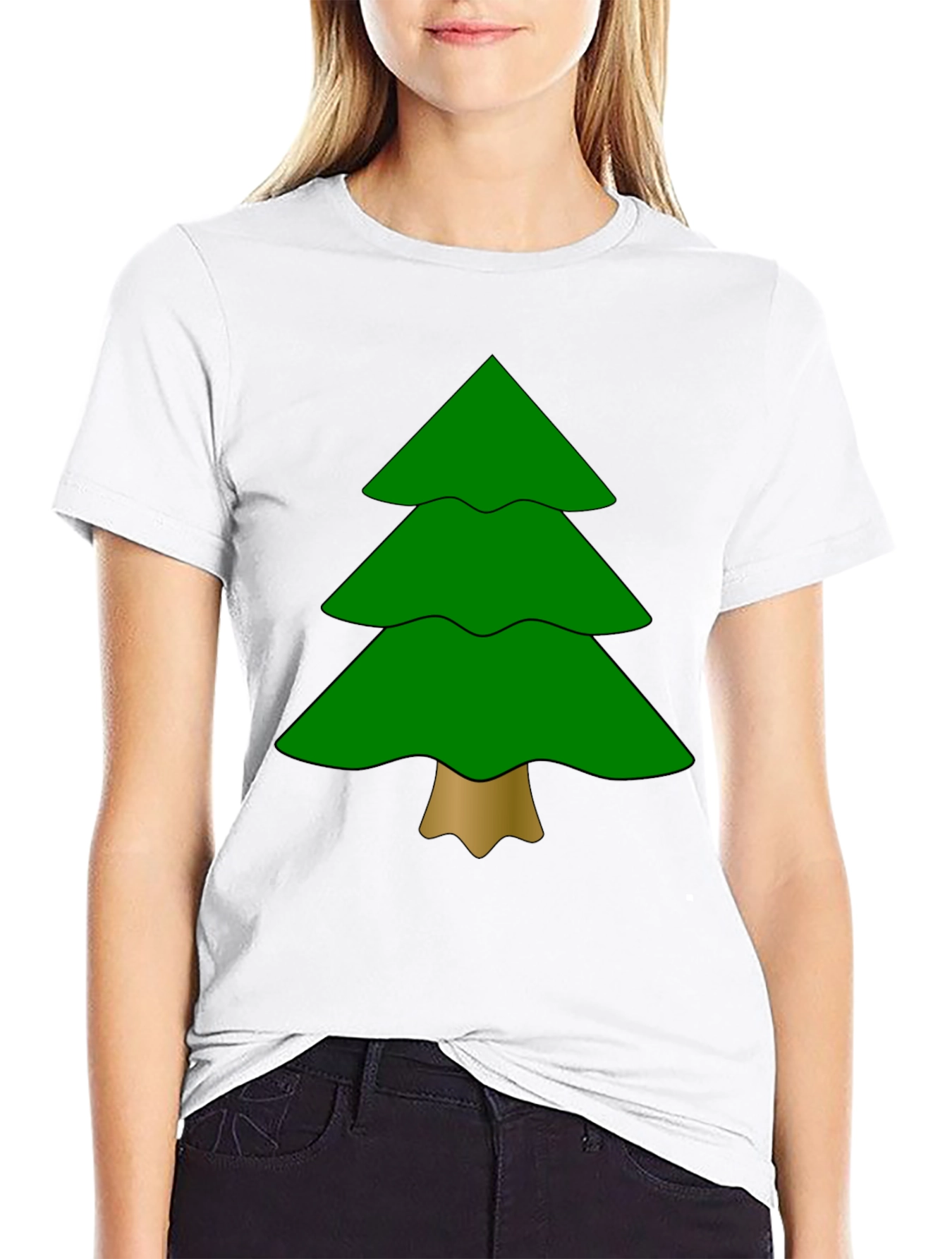 Festive Tree Graphic Tee - Holiday Ready