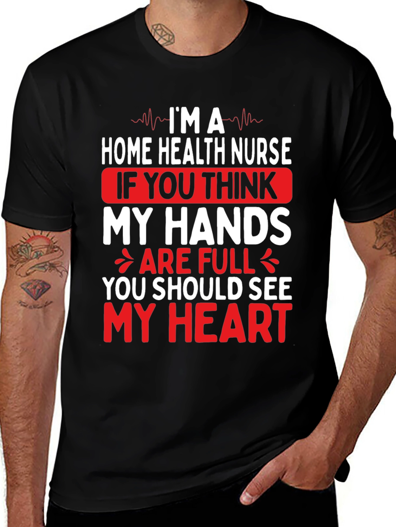 Home Health Nurse Graphic T-Shirt