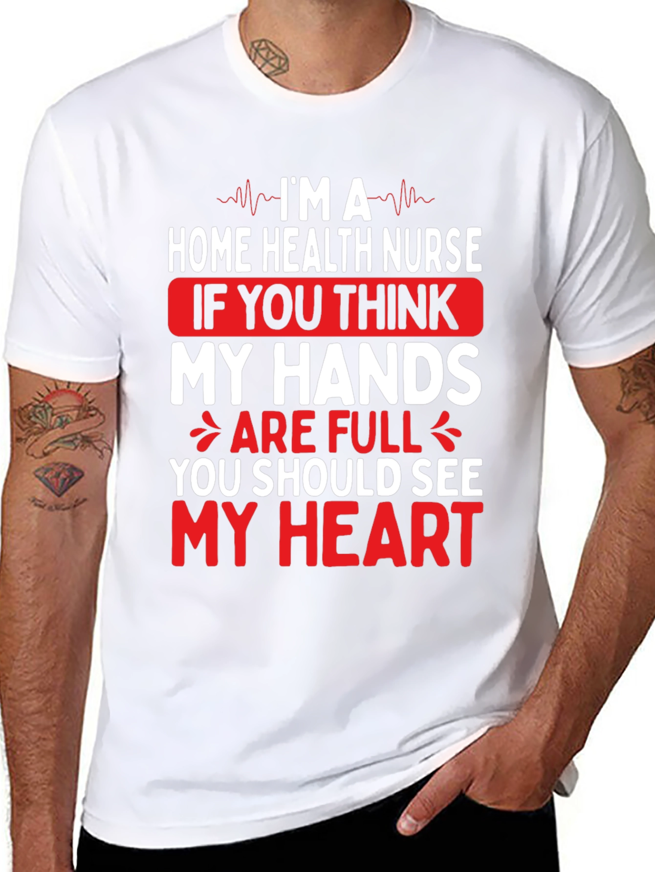 Home Health Nurse Graphic T-Shirt