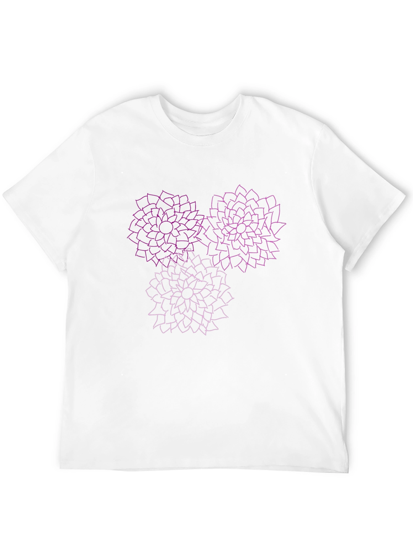 Floral Mandala Graphic Tee - Stylish Black T-Shirt