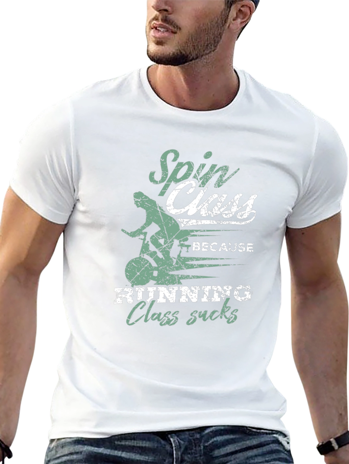 Spin Class Humor T-Shirt