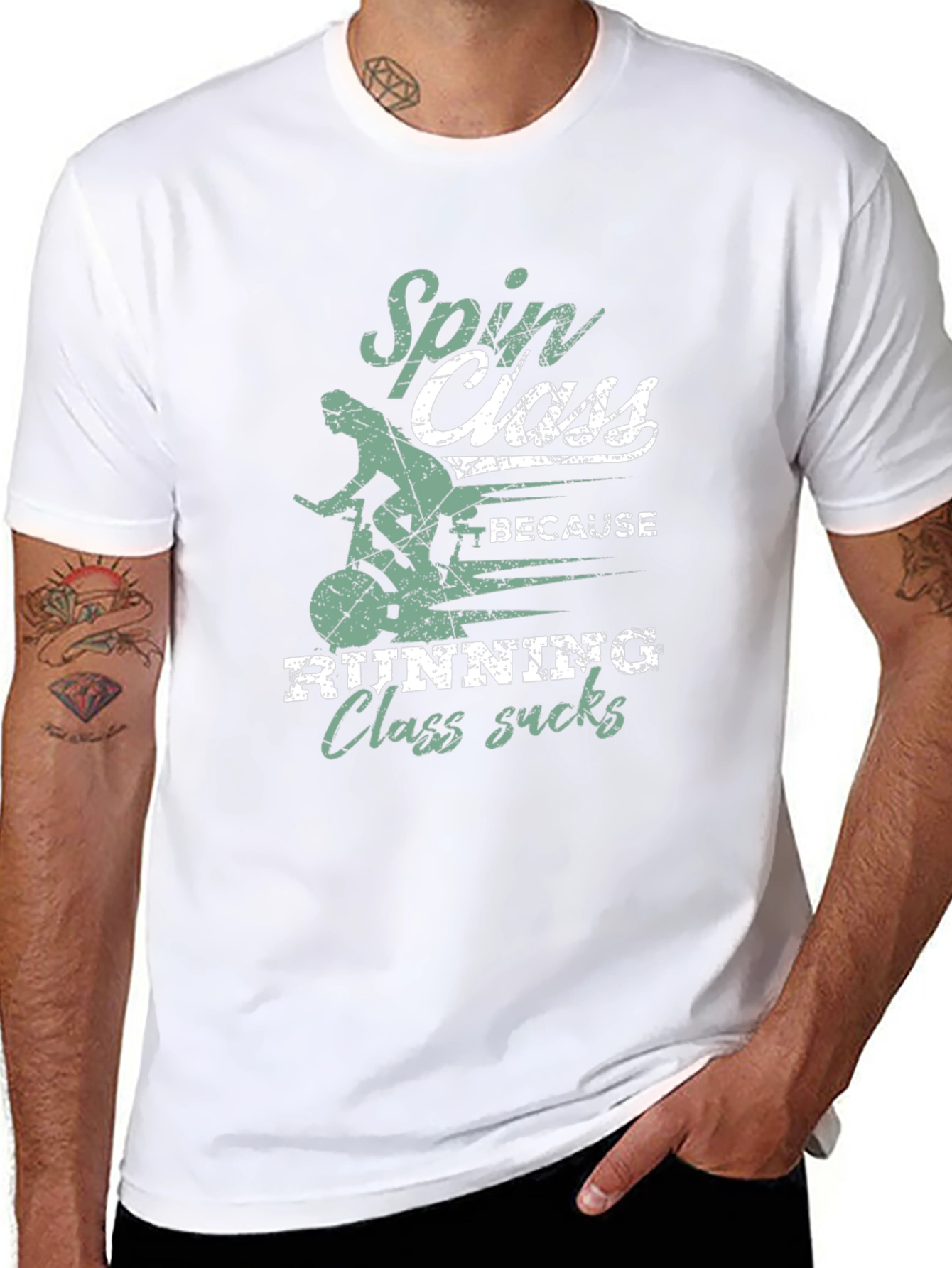 Spin Class Humor T-Shirt