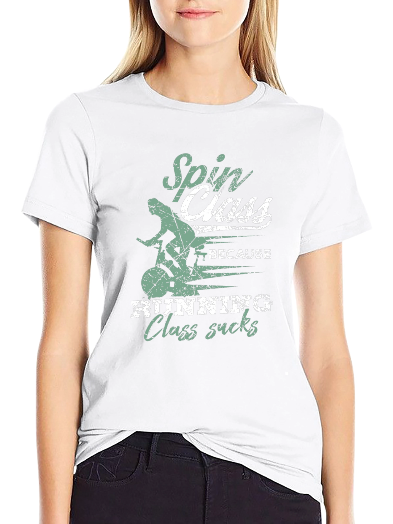 Spin Class Humor T-Shirt