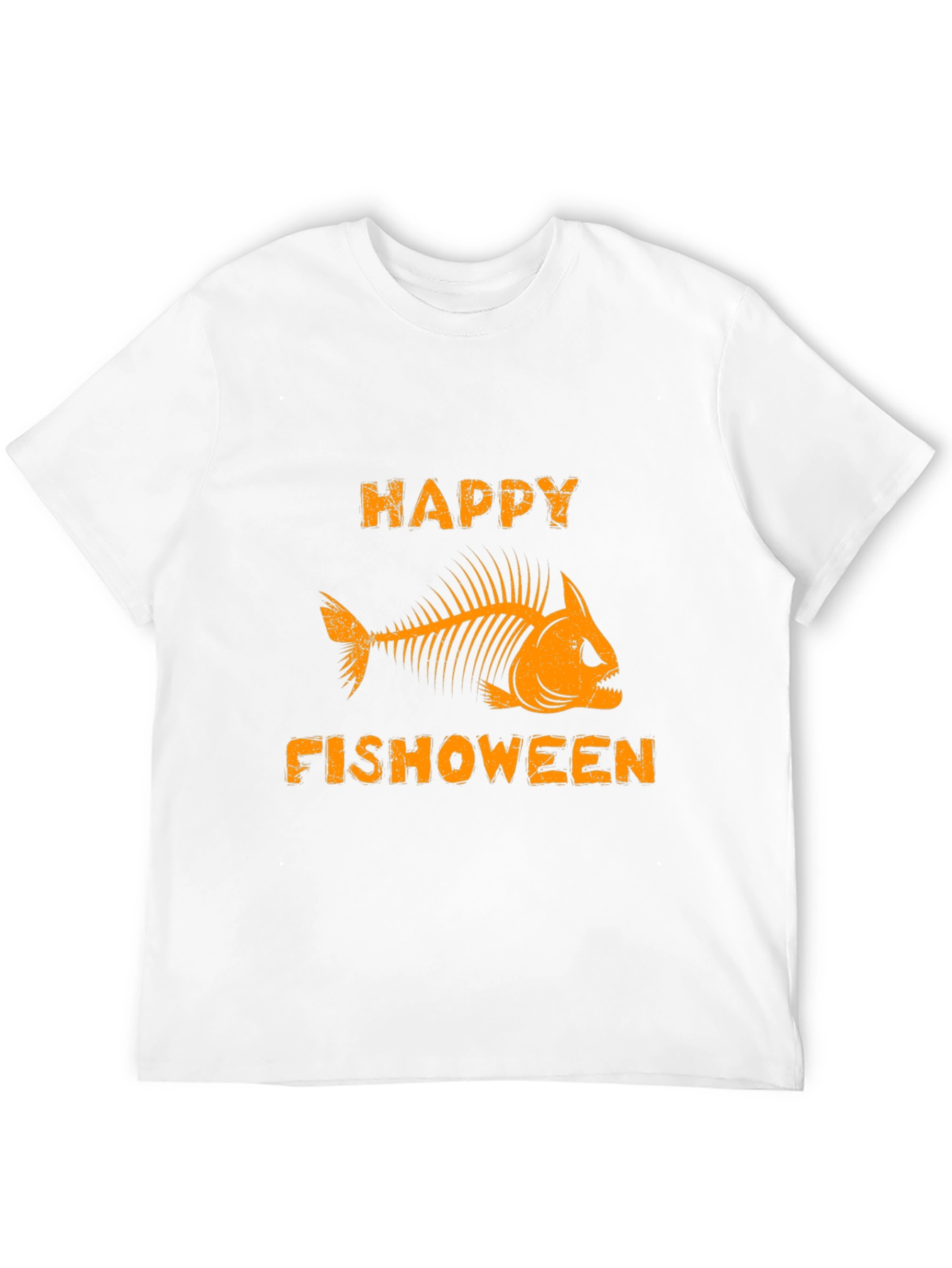 Happy Fishoween T-Shirt - Halloween Fishing Tee