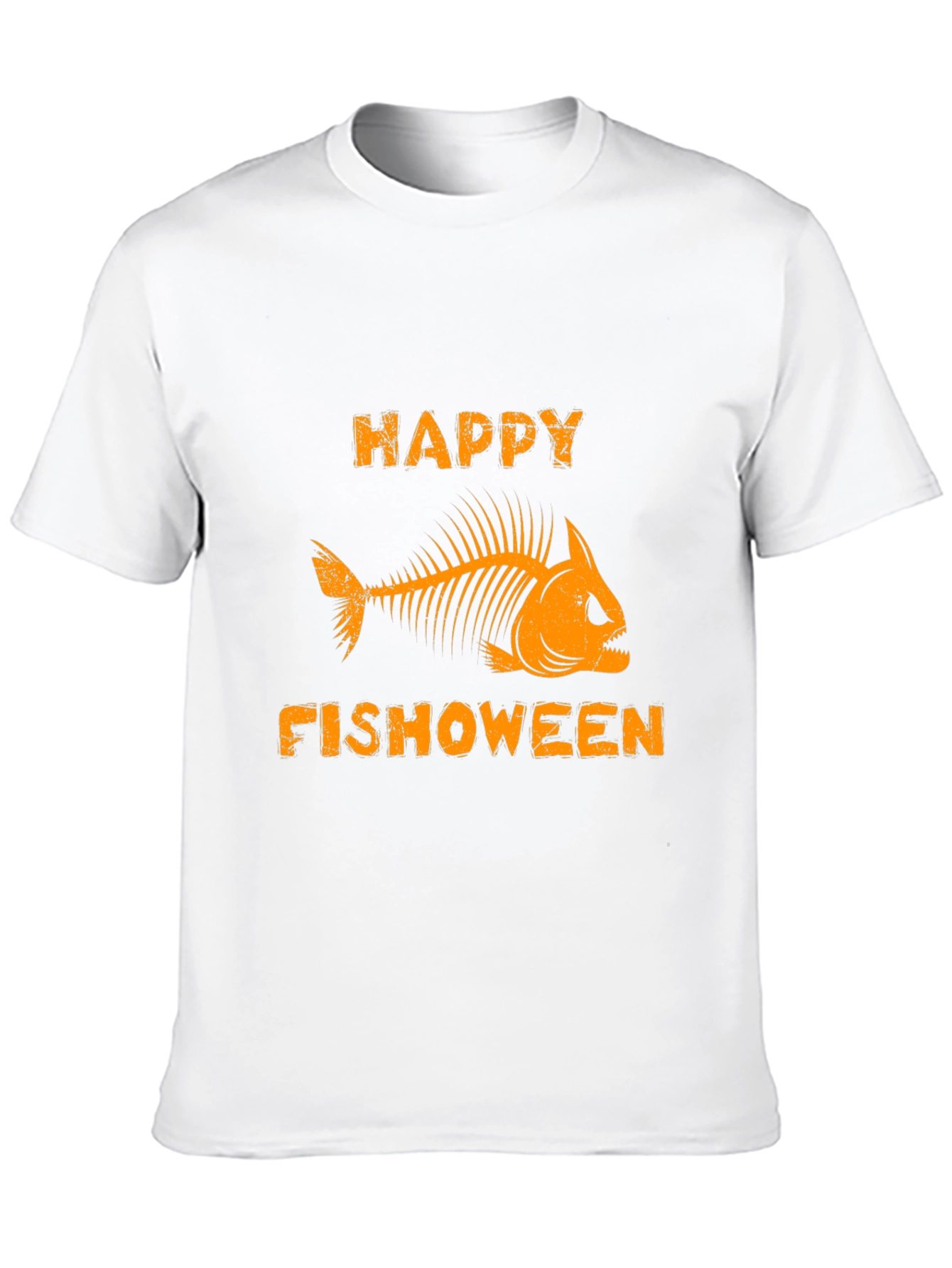 Happy Fishoween T-Shirt - Halloween Fishing Tee