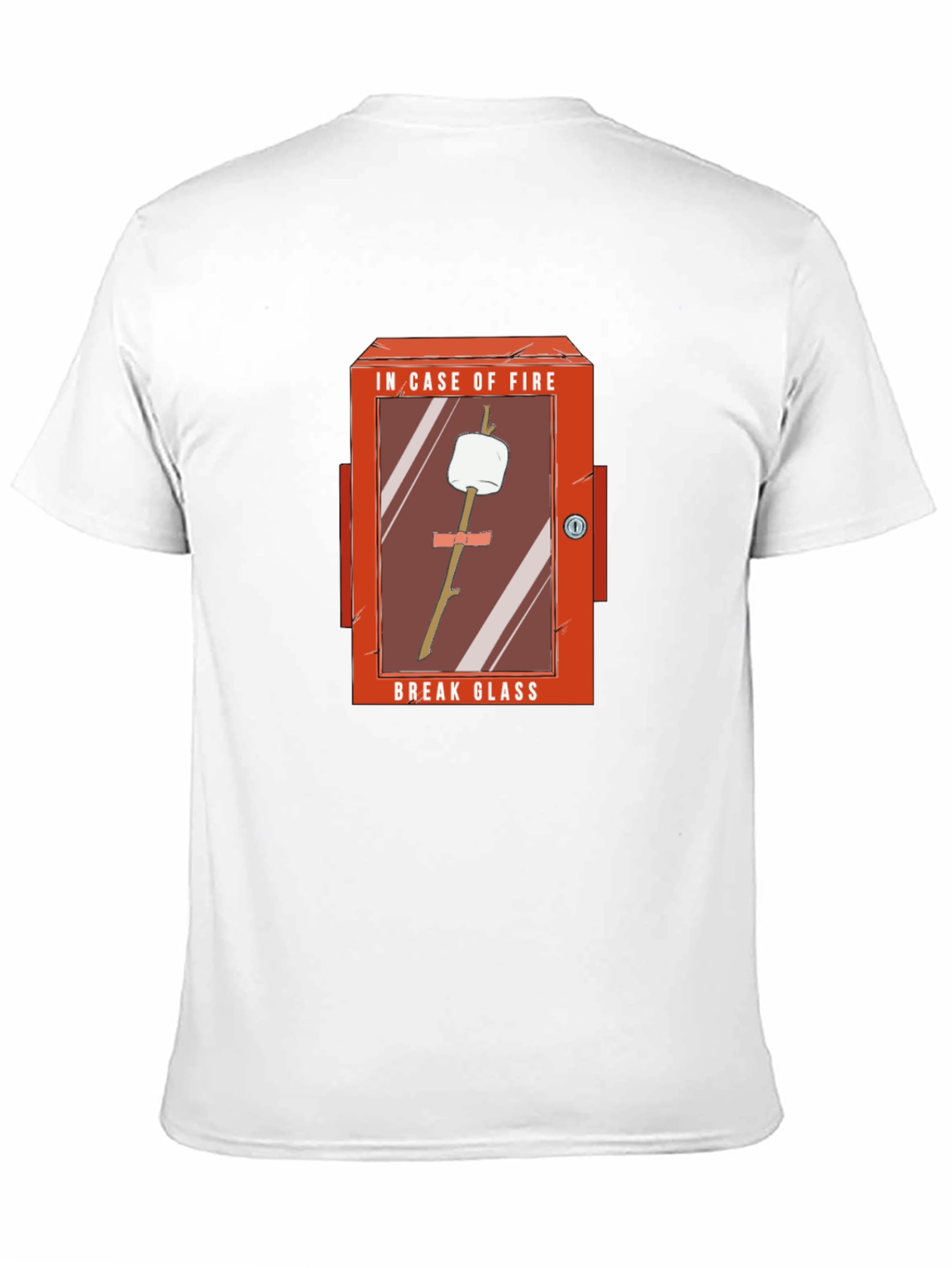 Humorous Marshmallow Fire Emergency T-Shirt
