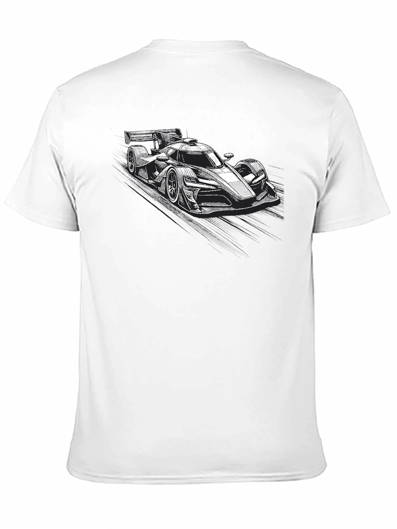 Race Car Graphic Black T-Shirt