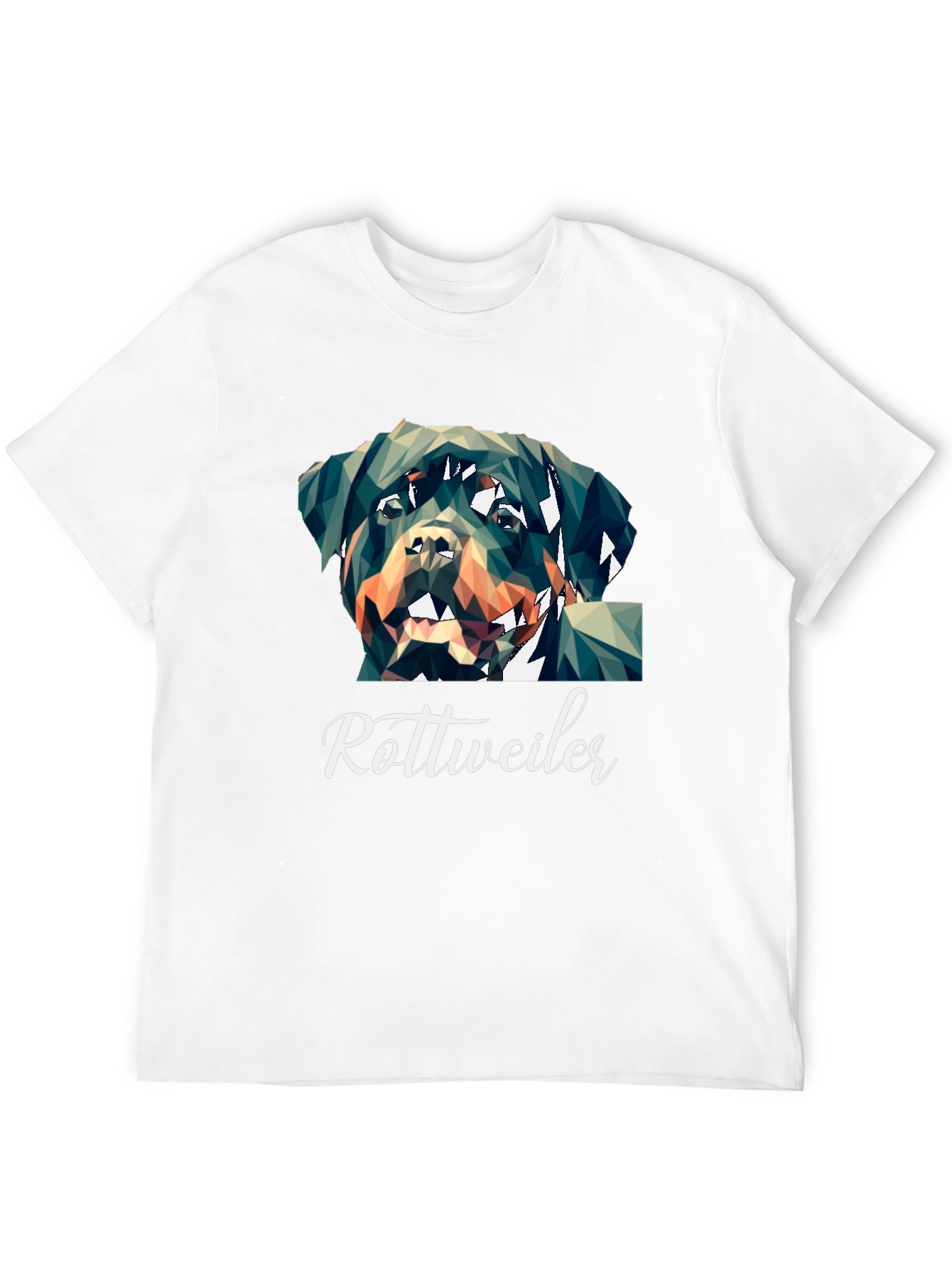Rottweiler Geometric Dog T-Shirt