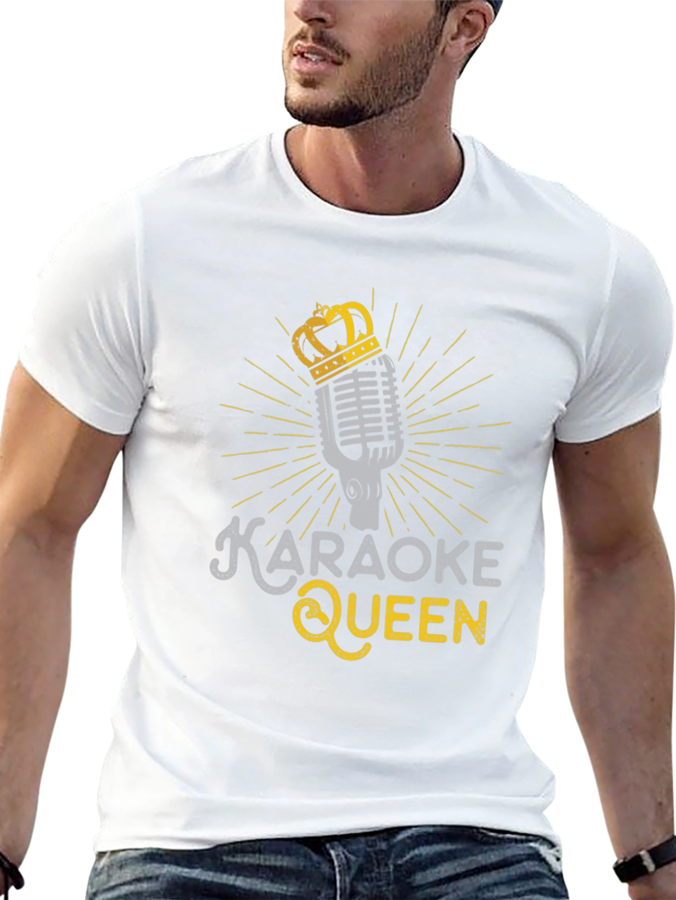 Karaoke Queen Graphic Tee - Black T-Shirt
