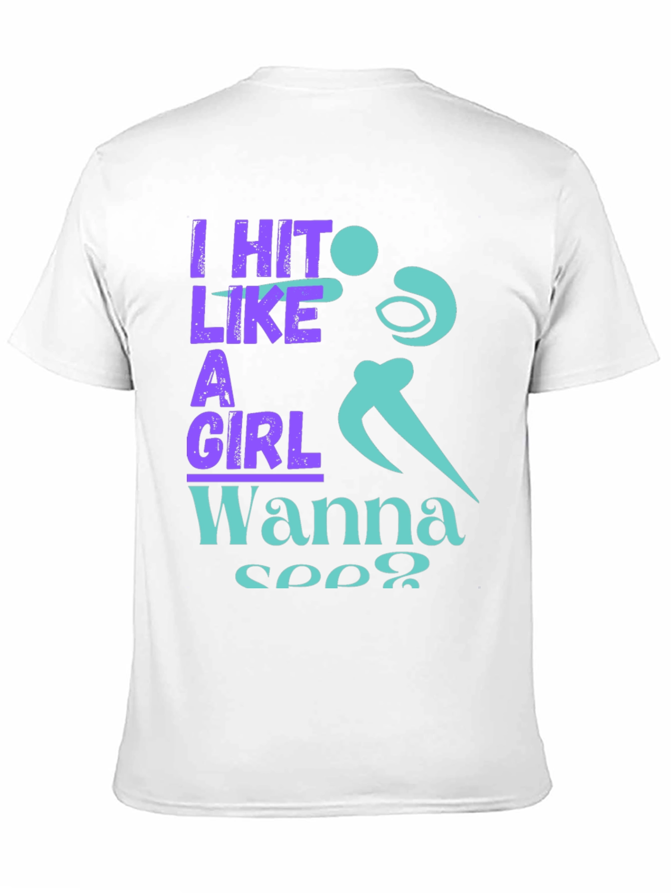 I Hit Like A Girl Graphic T-Shirt