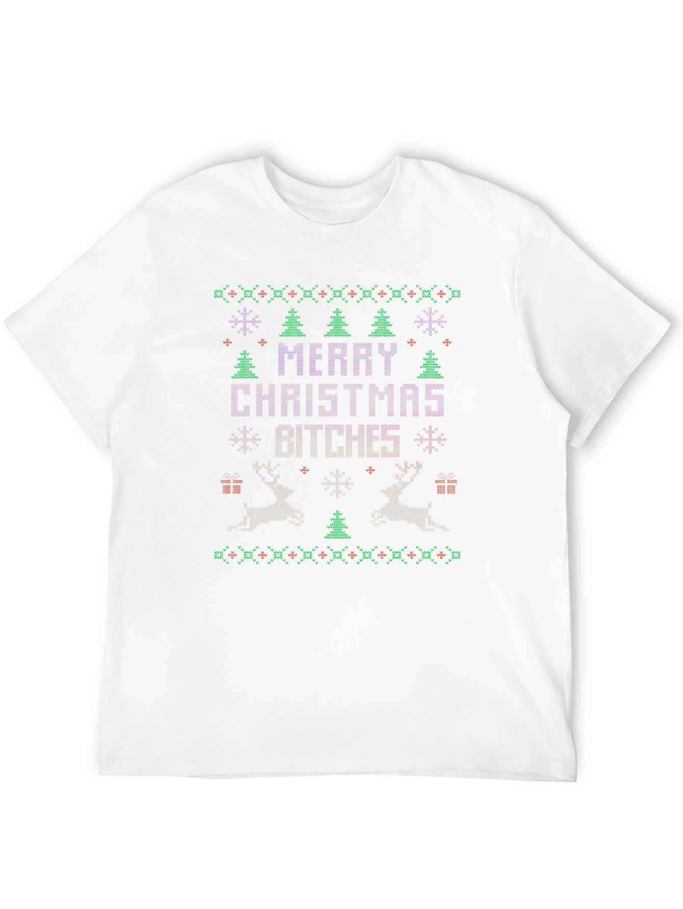 Merry Christmas Bitches Ugly Sweater Tee