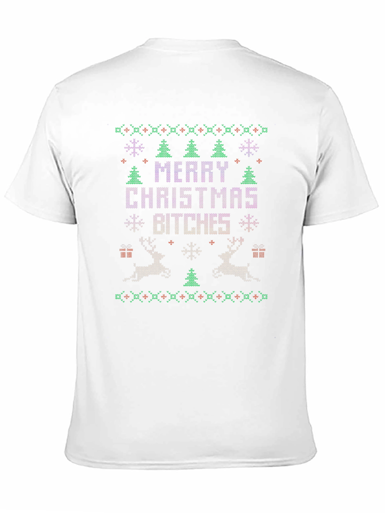 Merry Christmas Bitches Ugly Sweater Tee