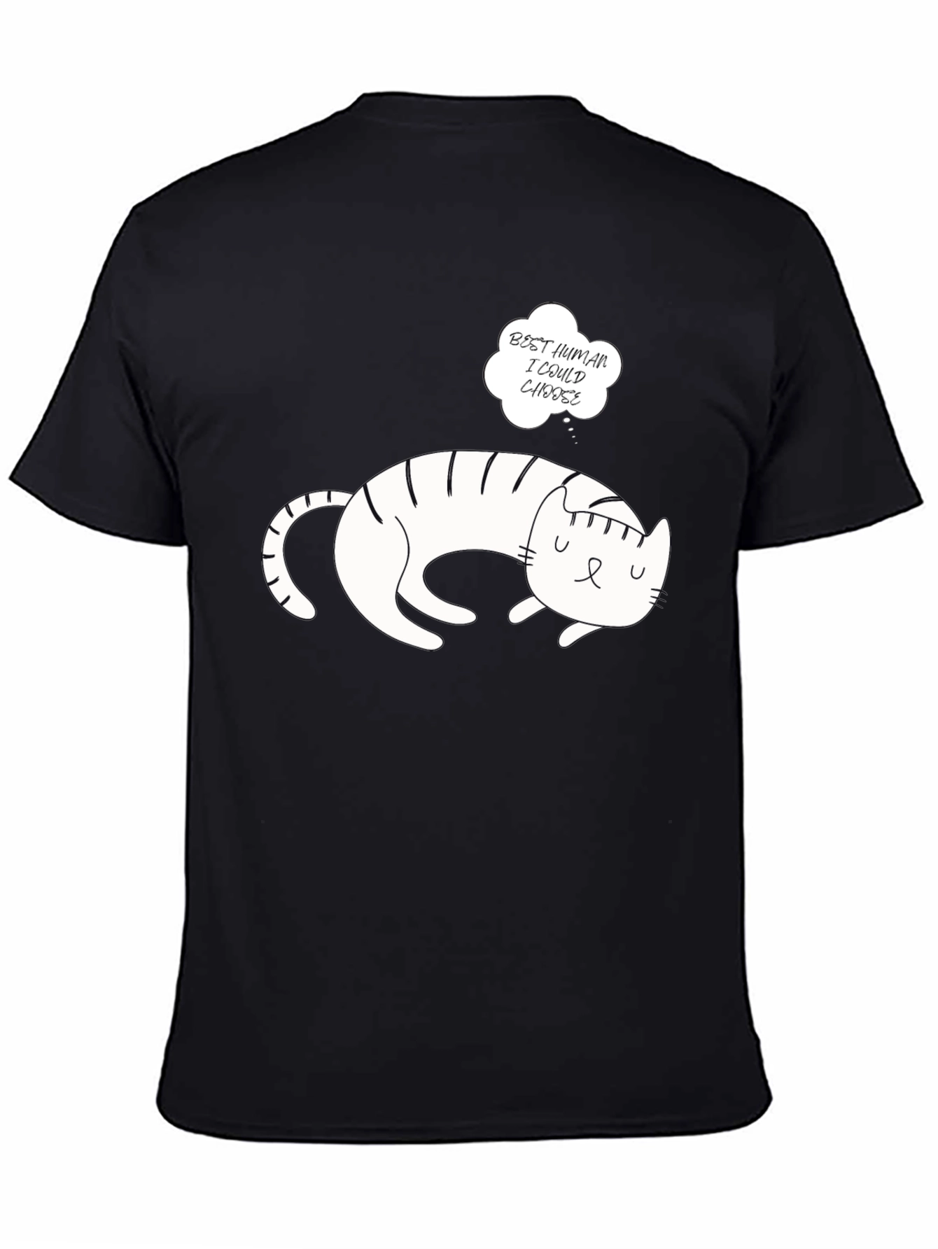 Cat Lover T-Shirt - Best Human I Could Choose