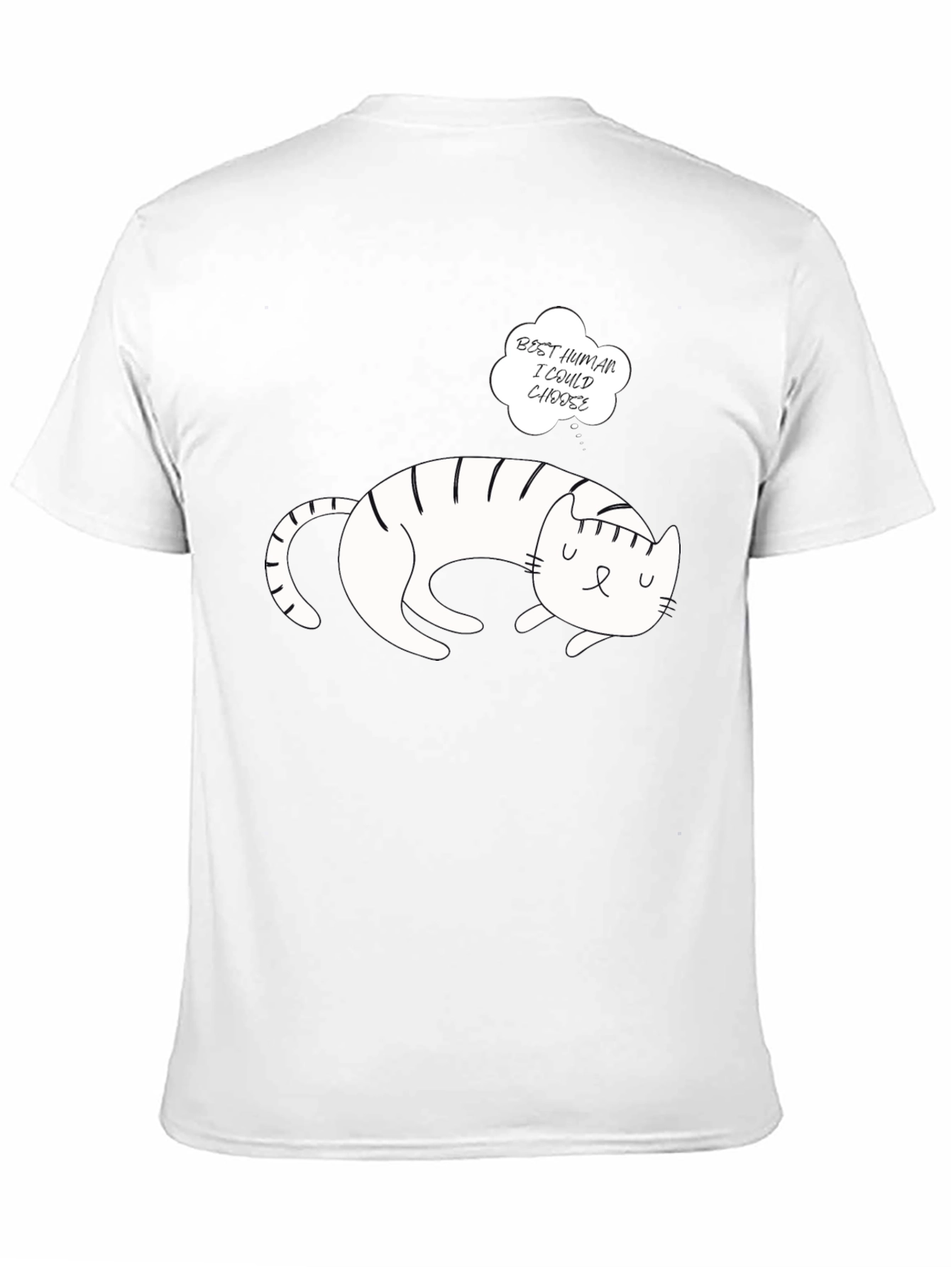 Cat Lover T-Shirt - Best Human I Could Choose