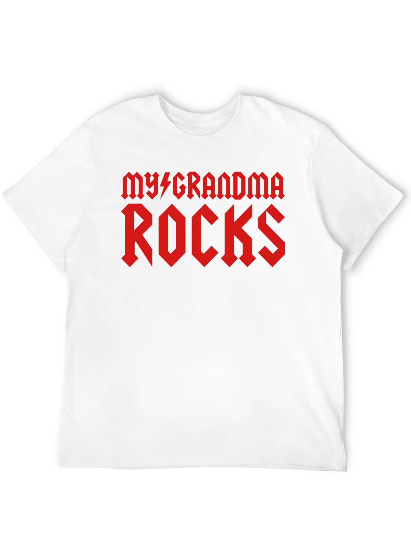 My Grandma Rocks Black T-Shirt