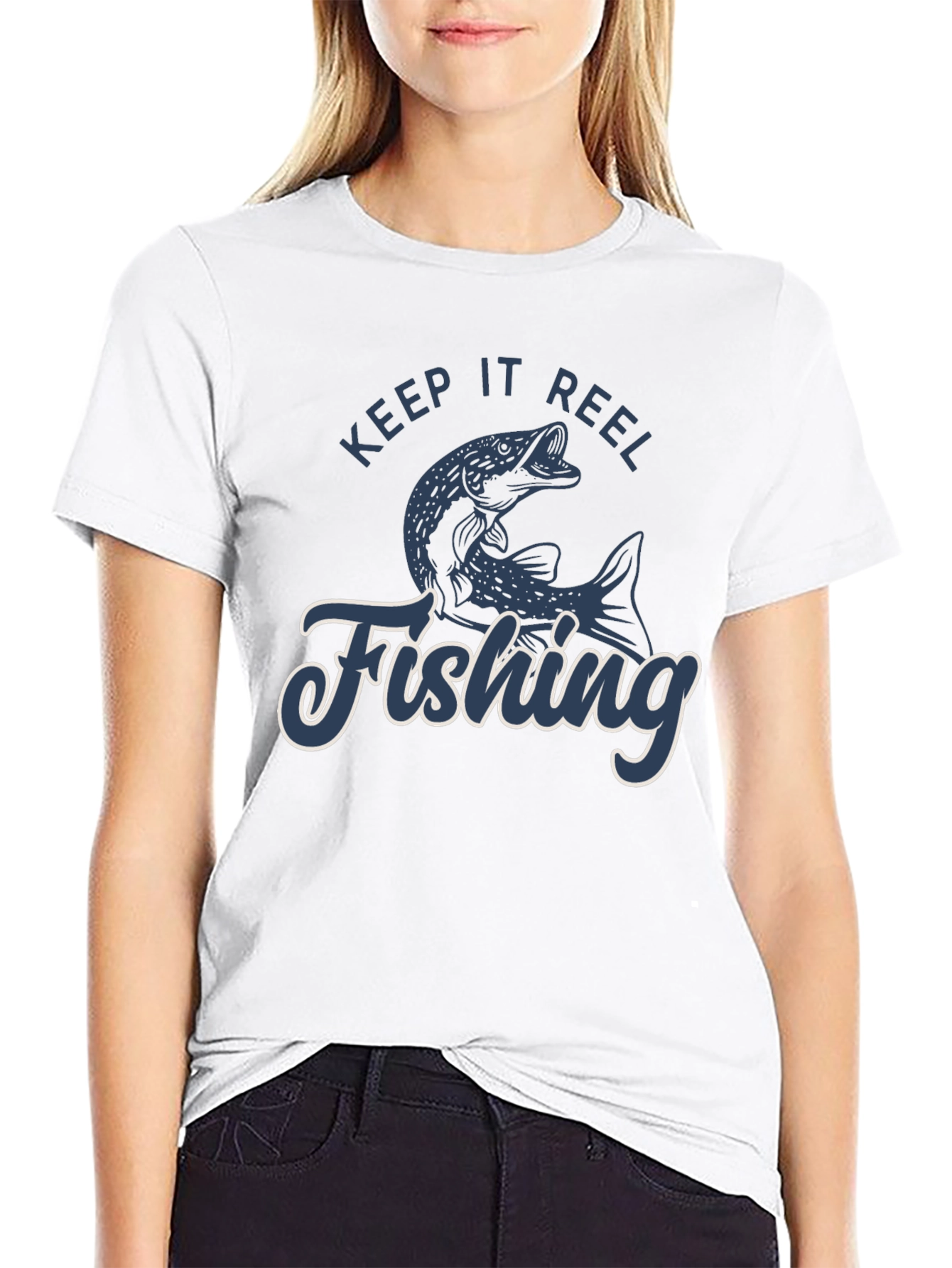 Keep It Reel Fishing Graphic T-Shirt