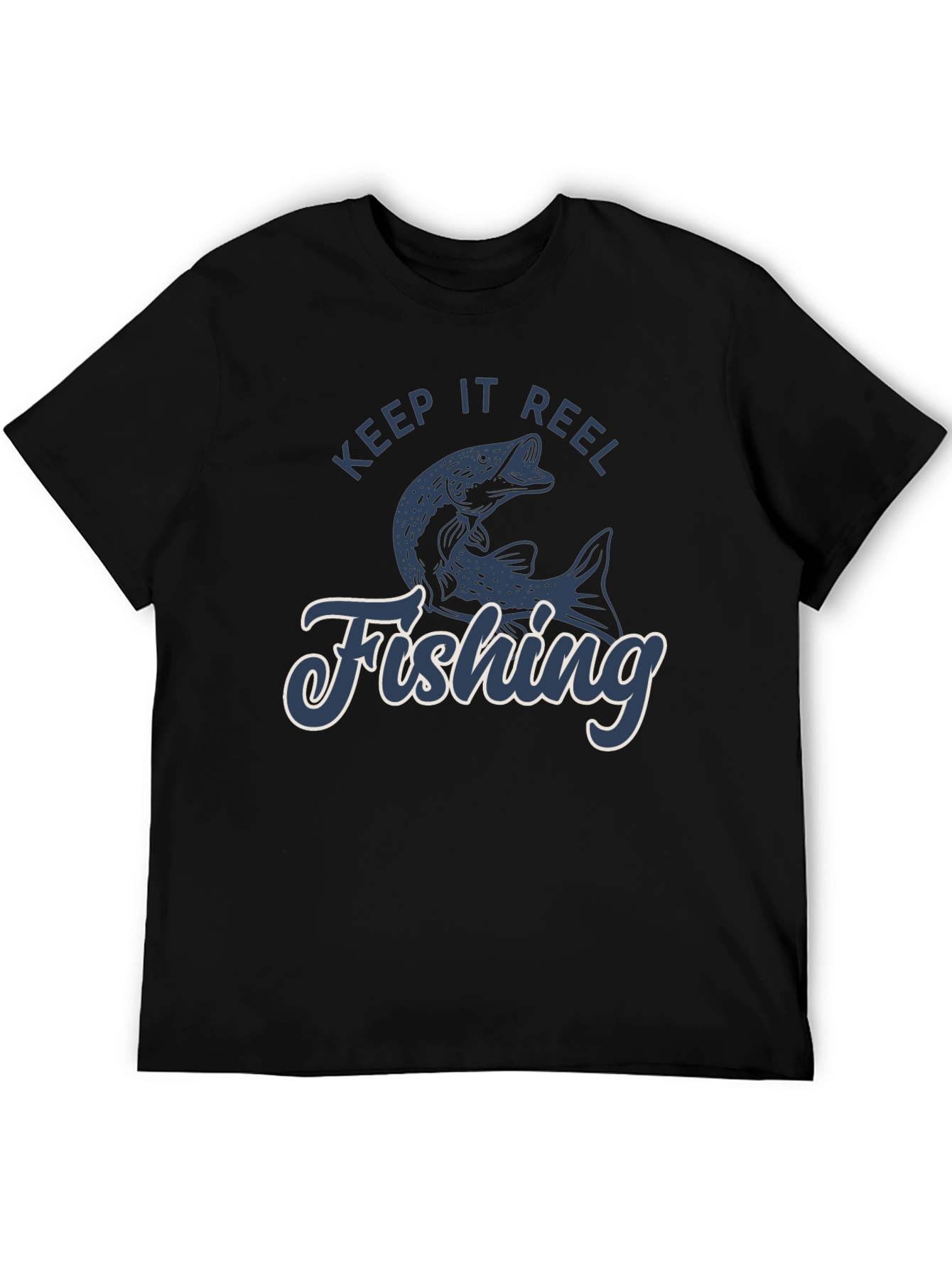 Keep It Reel Fishing Graphic T-Shirt