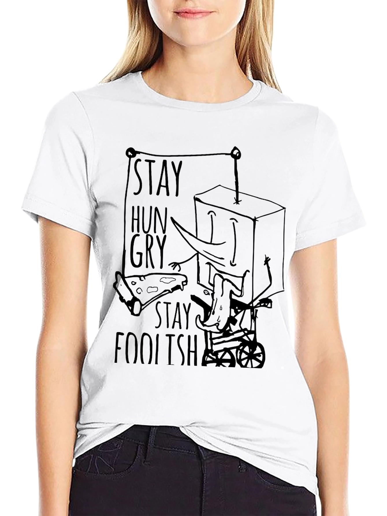 Stay Hungry Stay Foolish Graphic Tee