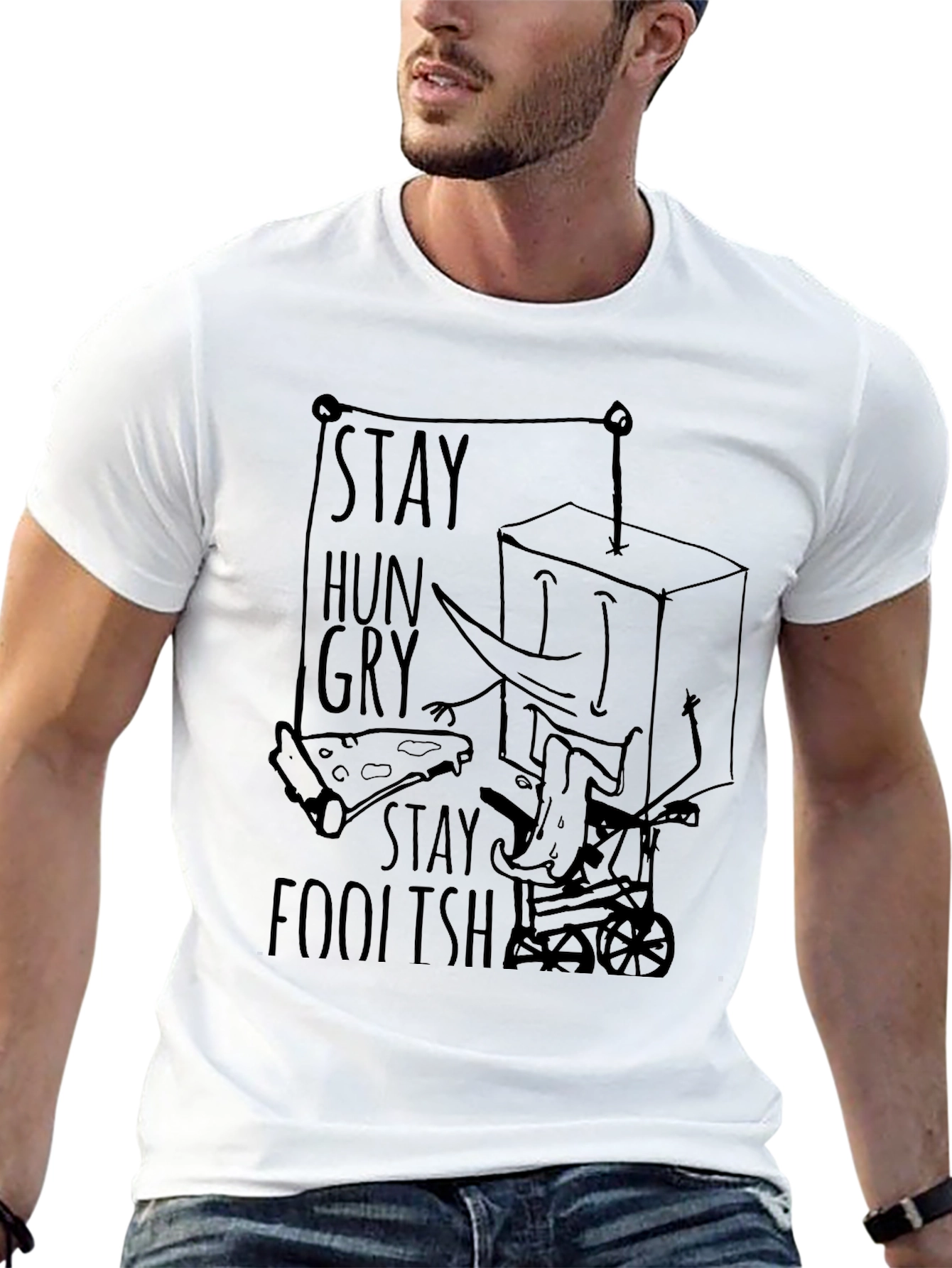 Stay Hungry Stay Foolish Graphic Tee