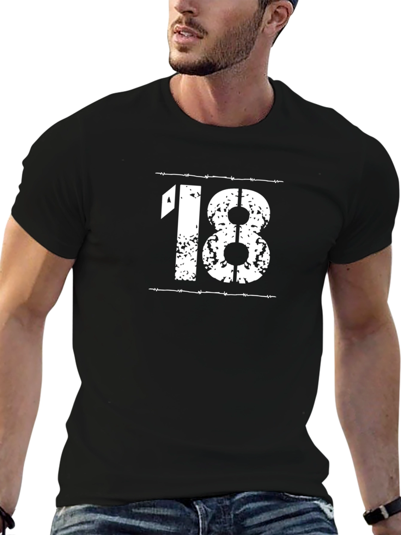 Grunge Style 18th Birthday T-Shirt