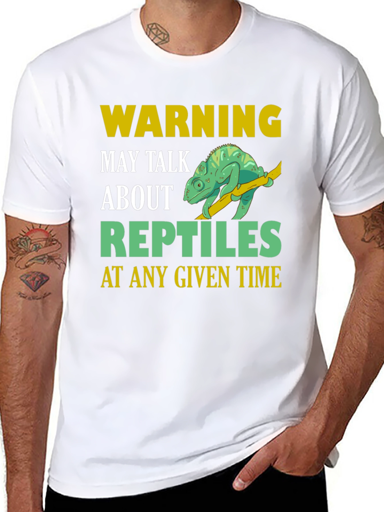 Warning May Talk About Reptiles T-Shirt