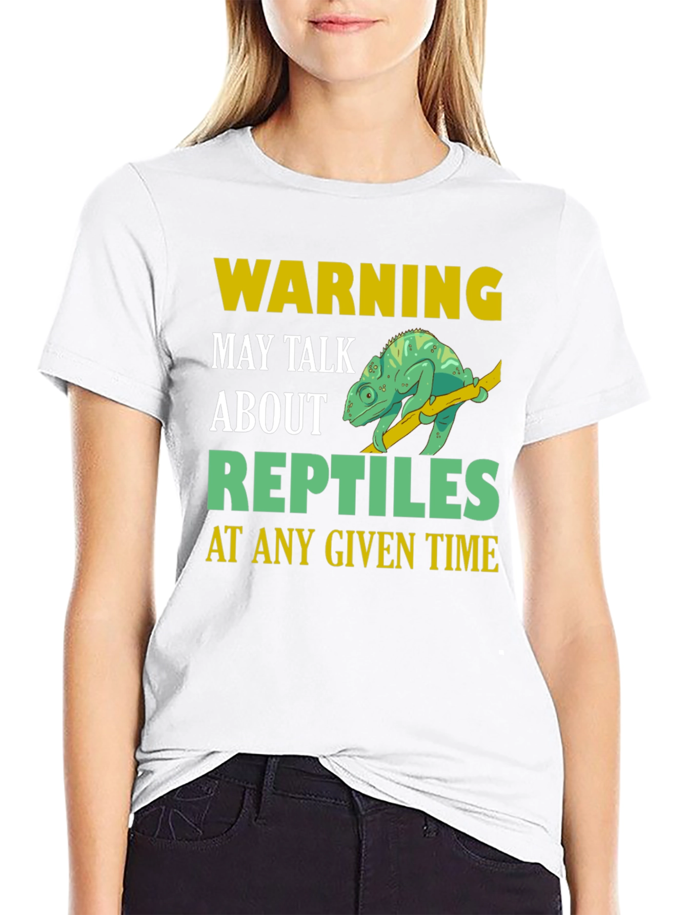 Warning May Talk About Reptiles T-Shirt