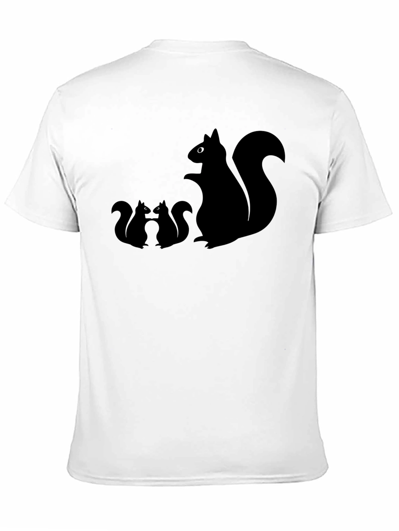 Squirrel T-Shirt - Black Graphic Tee