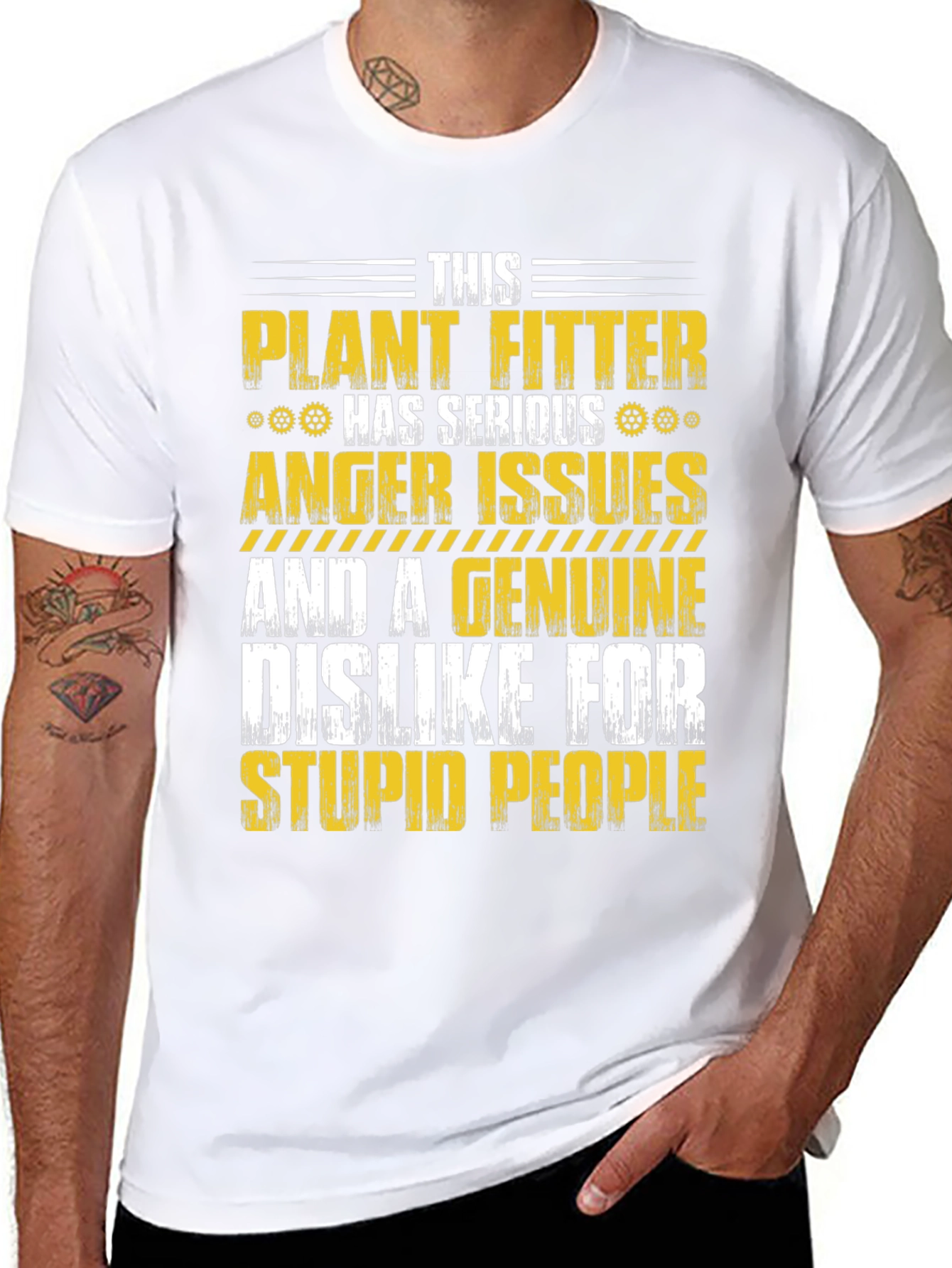 Plant Fitter Anger Issues Graphic T-Shirt