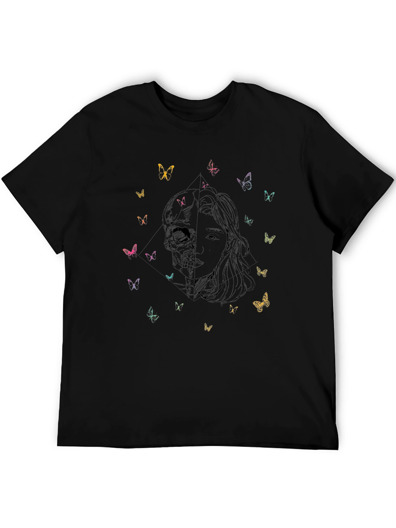 Skull and Beauty Butterfly T-Shirt