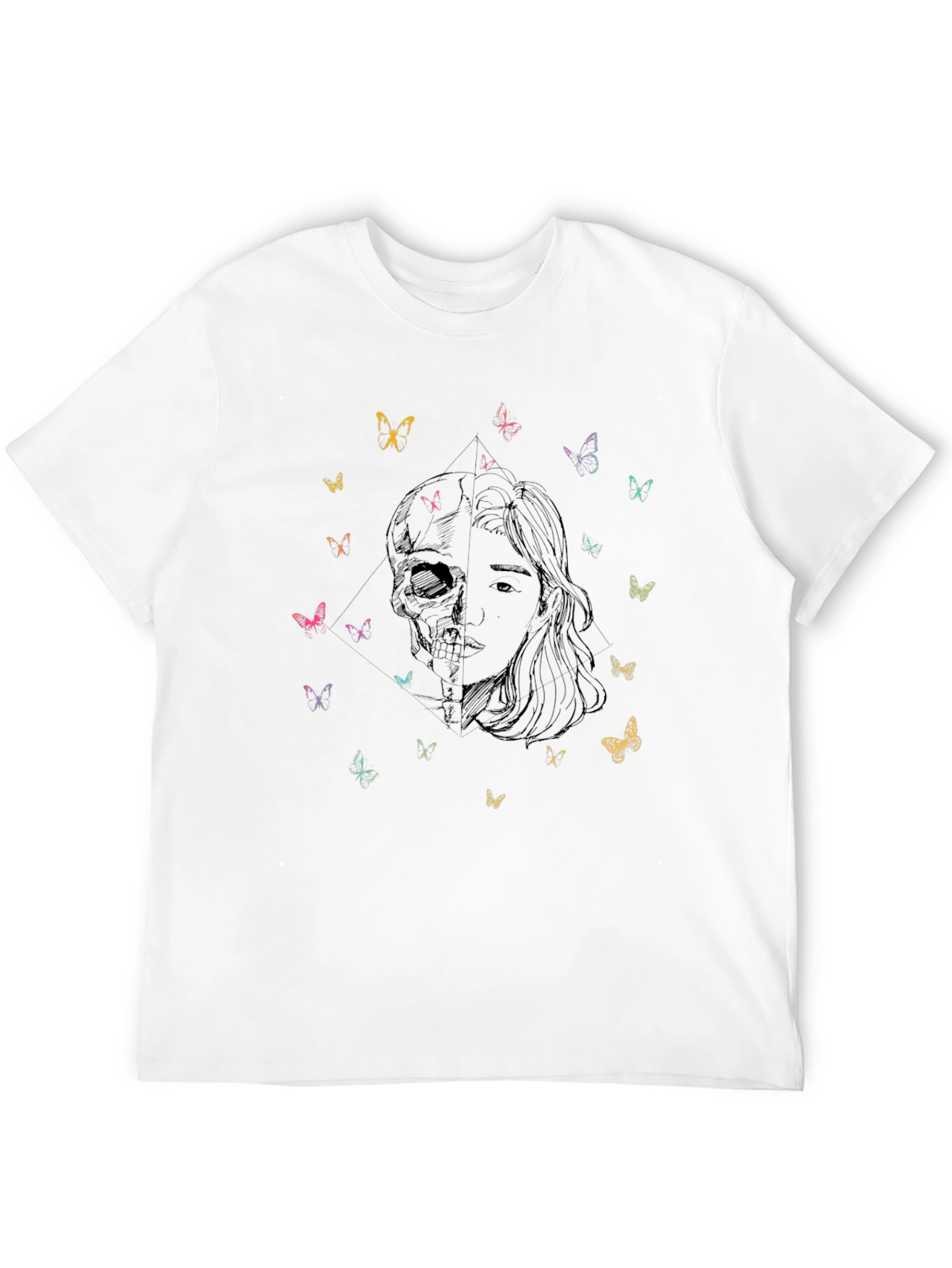 Skull and Beauty Butterfly T-Shirt
