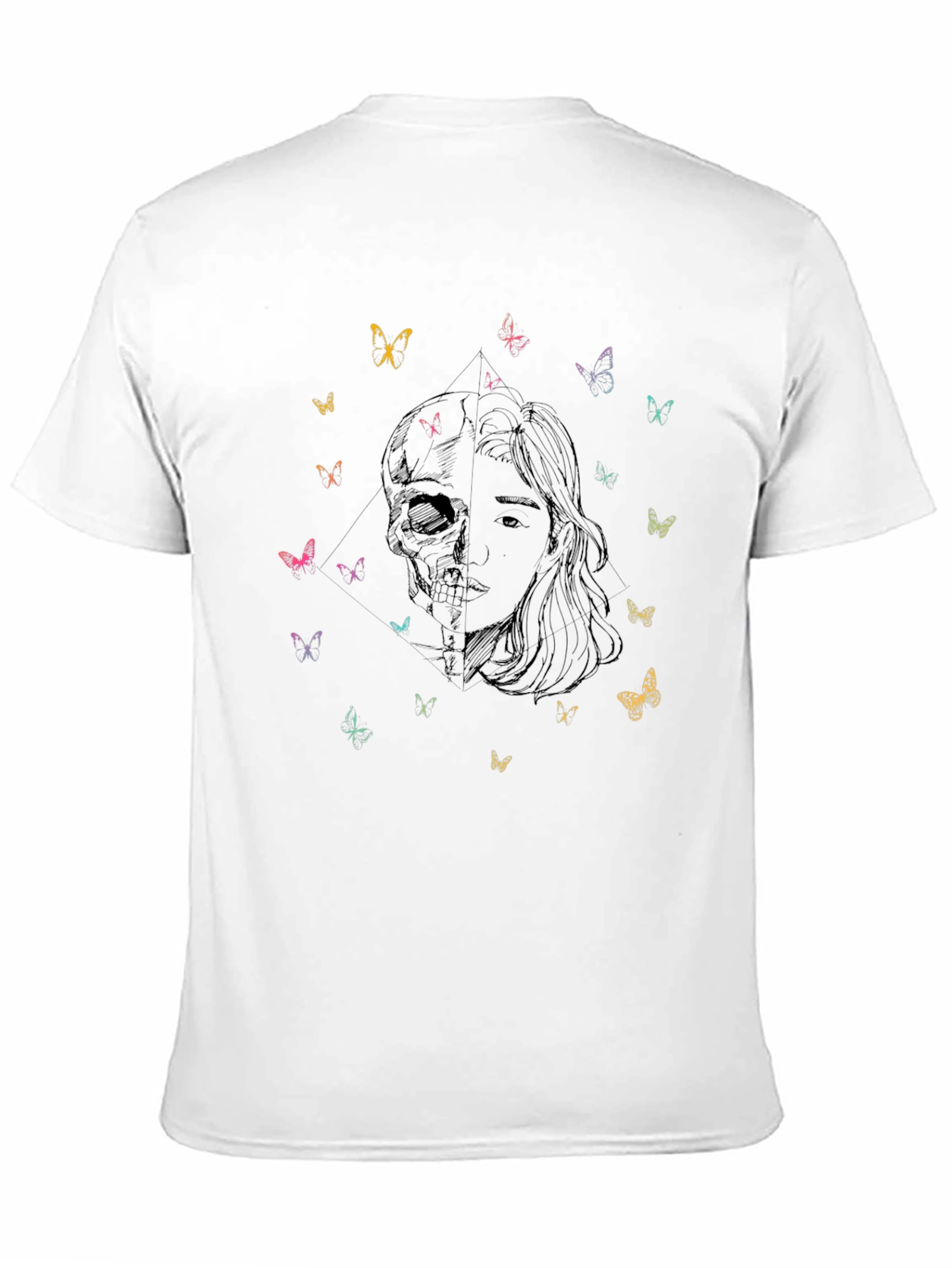 Skull and Beauty Butterfly T-Shirt