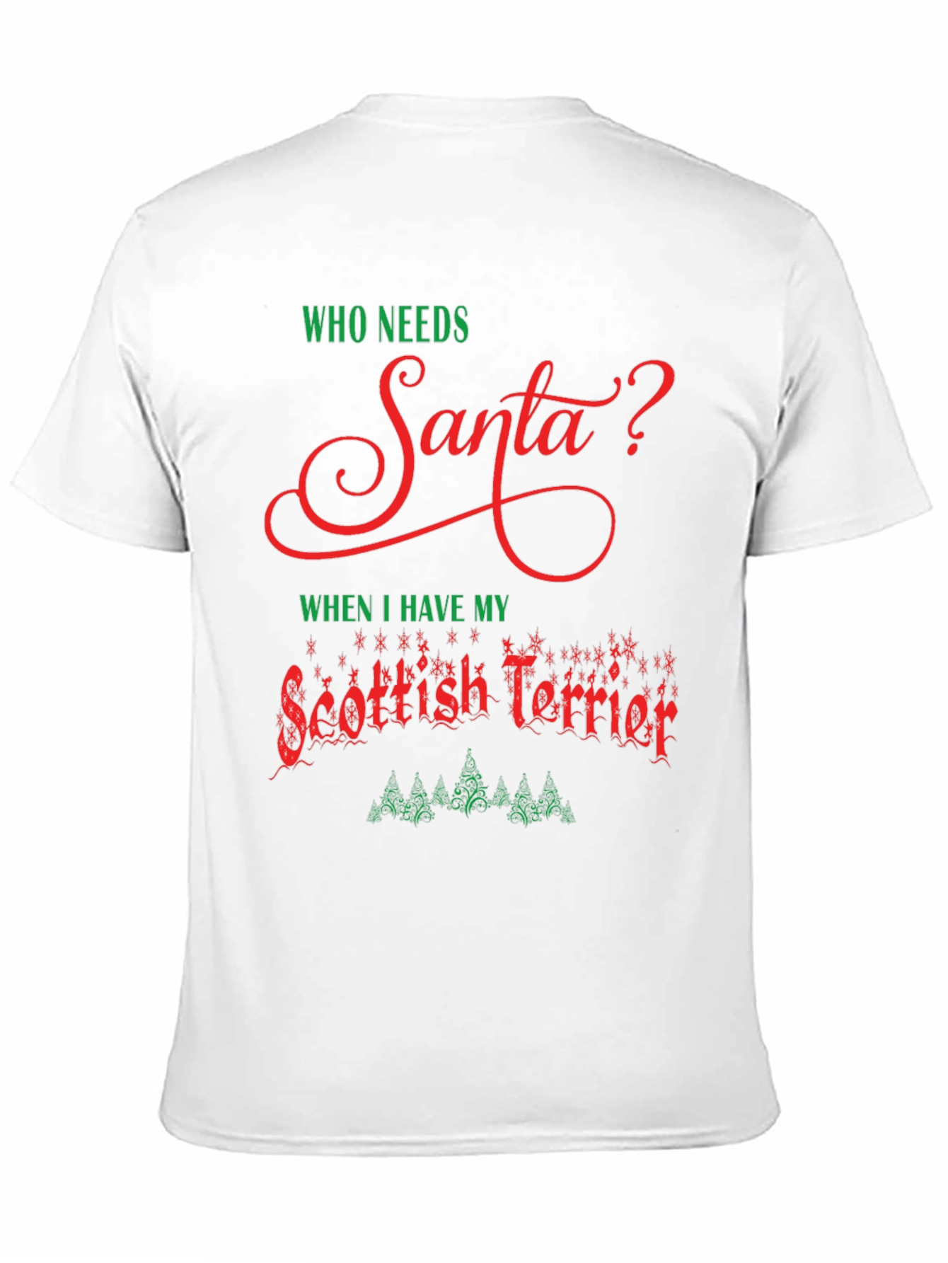 Funny Scottish Terrier Christmas T-Shirt